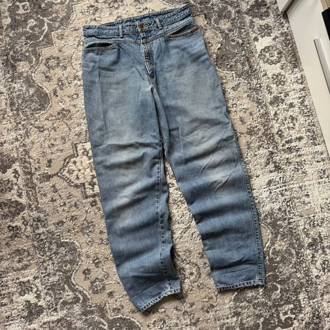 Edwin Vintage Japan Edwin Light Wash Relaxed Baggy Wide Jeans Size US 36 / EU 52 - 2 Thumbnail
