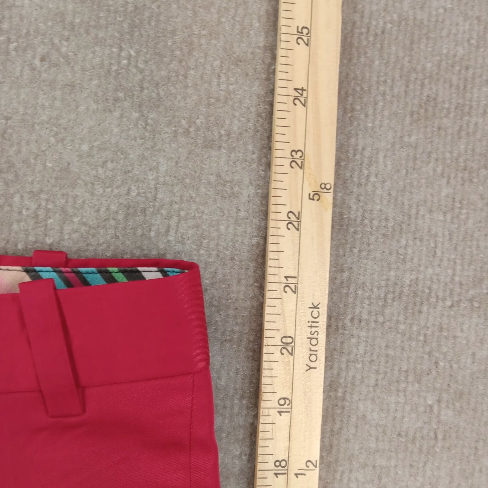 Vintage Artisto Eighteen Mens Red Flat Front Chino Shorts Size 40 Regular Inseam 9 Pockets Summer Size US 40 / EU 56 - 4 Thumbnail