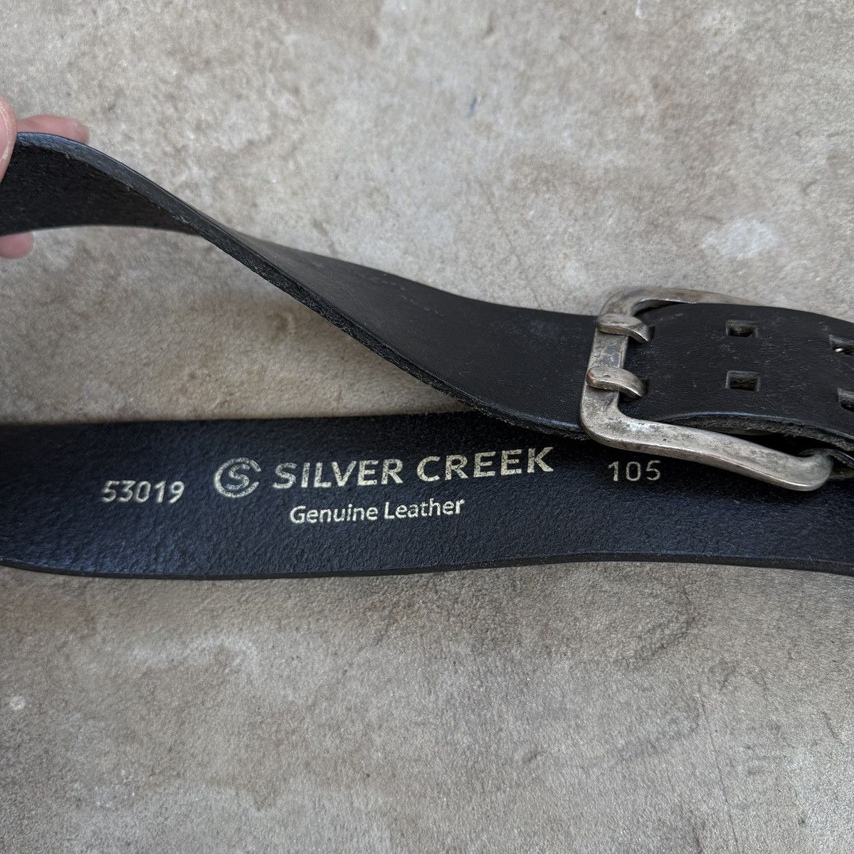 Seditionaries Vintage Silver Geek Leather Belt Size ONE SIZE - 5 Thumbnail
