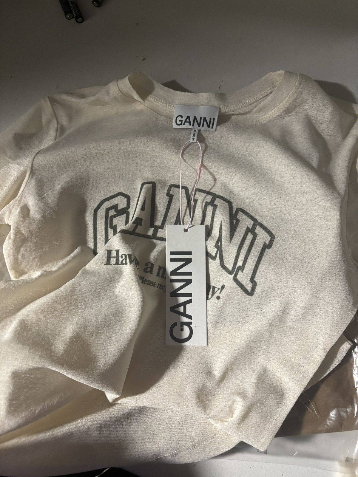 Ganni Ganni long sleeve tee Size S / US 4 / IT 40 - 3 Thumbnail