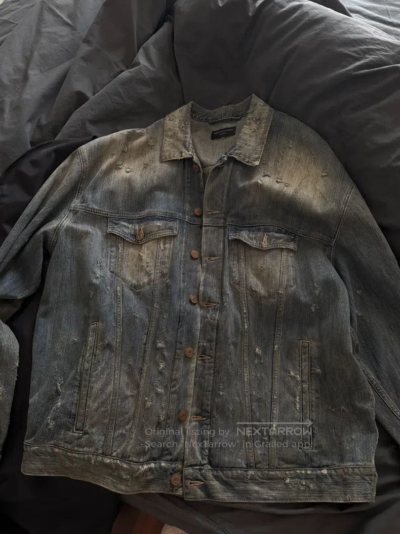 Balenciaga Balenciaga Denim Jacket Size US S / EU 44-46 / 1 - 3 Thumbnail