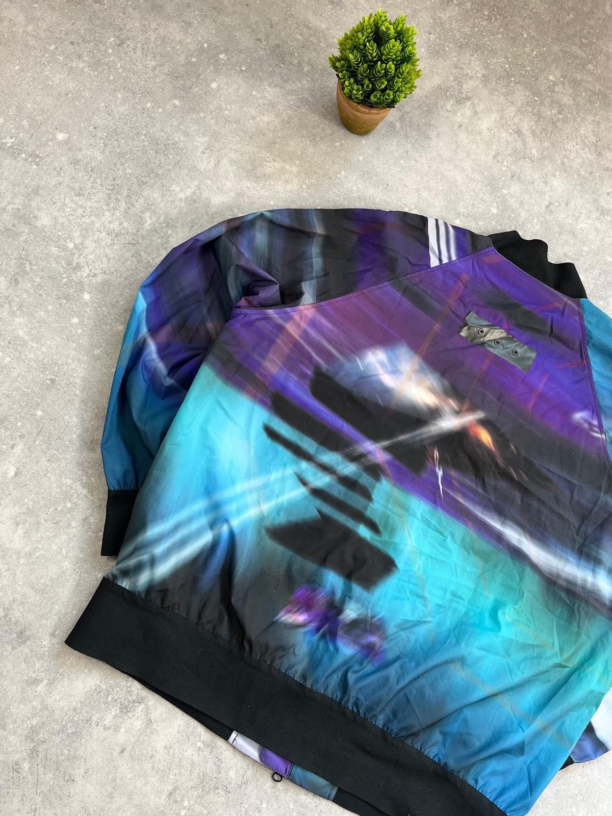 Japanese Brand RARE Yohji Yamamoto x Adidas JHope Galaxy Bomber Over Print Size US XL / EU 56 / 4 - 3 Thumbnail