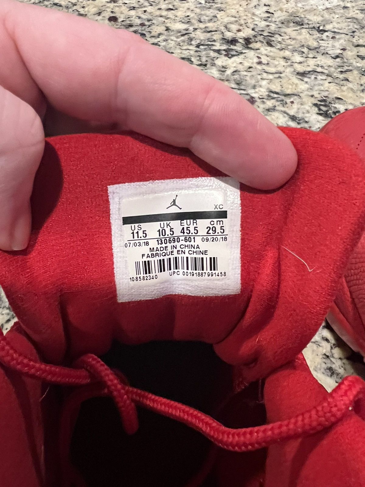 Jordan Brand × Nike Jordan 12 cherry red Size US 11.5 / EU 44-45 - 5 Thumbnail
