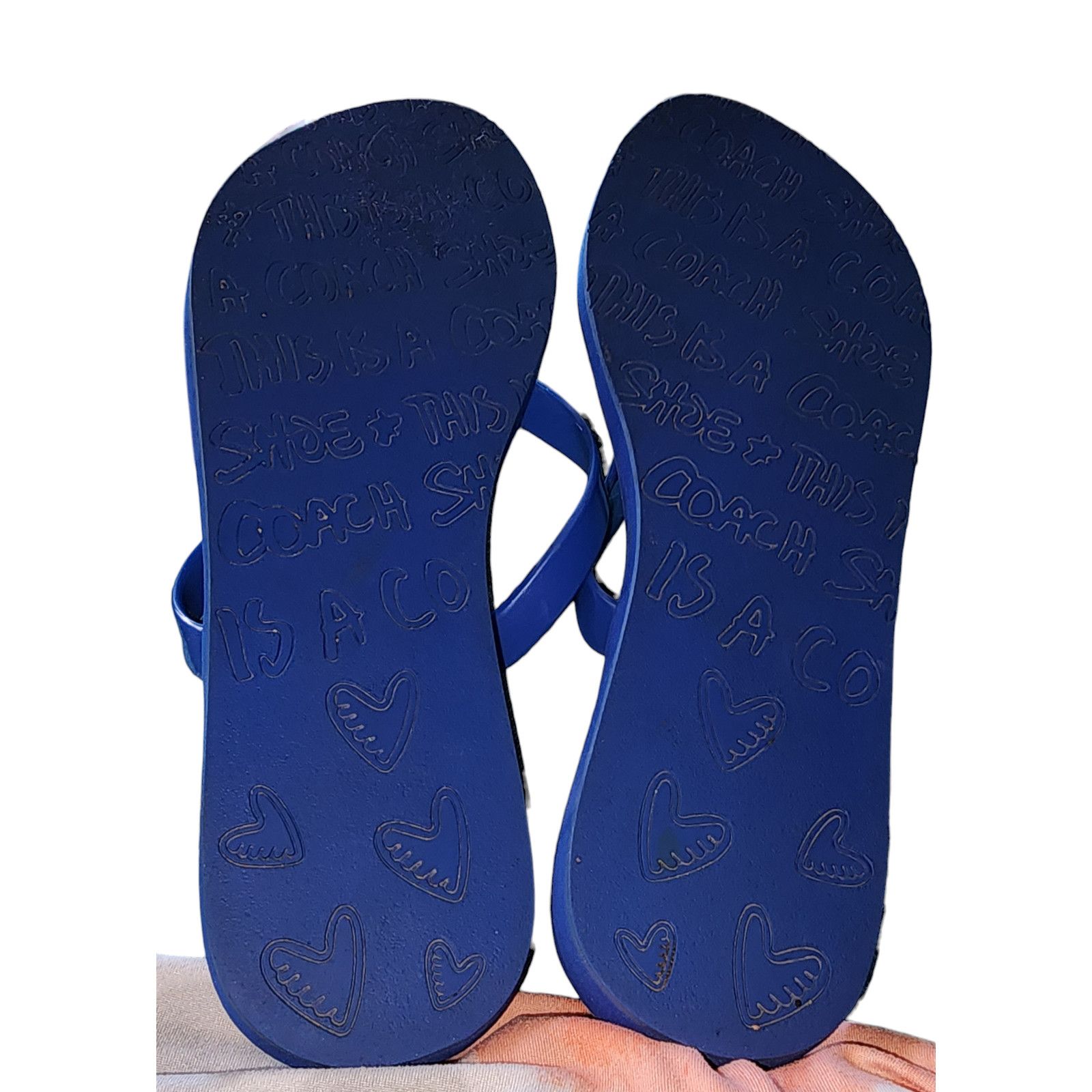 Coach Coach Kali Jelly/Popular Nautical Striped Size 10B Flip Flop Size US 10 / IT 40 - 8 Thumbnail