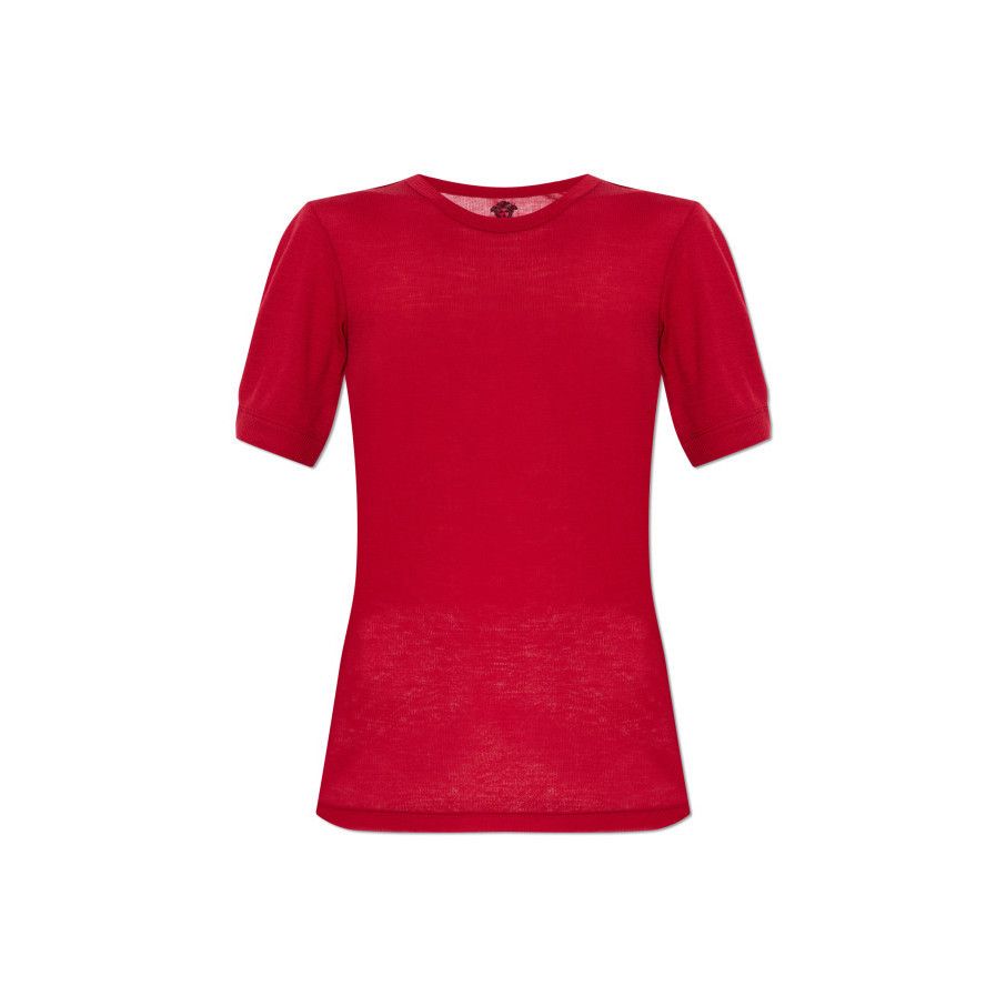Versace VERSACE Red Wool Top New & Authentic (Women's size:IT 38;) Size XS / US 0-2 / IT 36-38 - 1 Preview