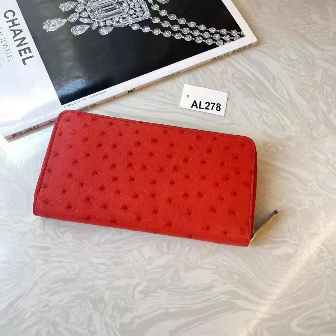 Louis Vuitton LV Ostrich Zippy Long Wallet Like New Size ONE SIZE - 1 Thumbnail
