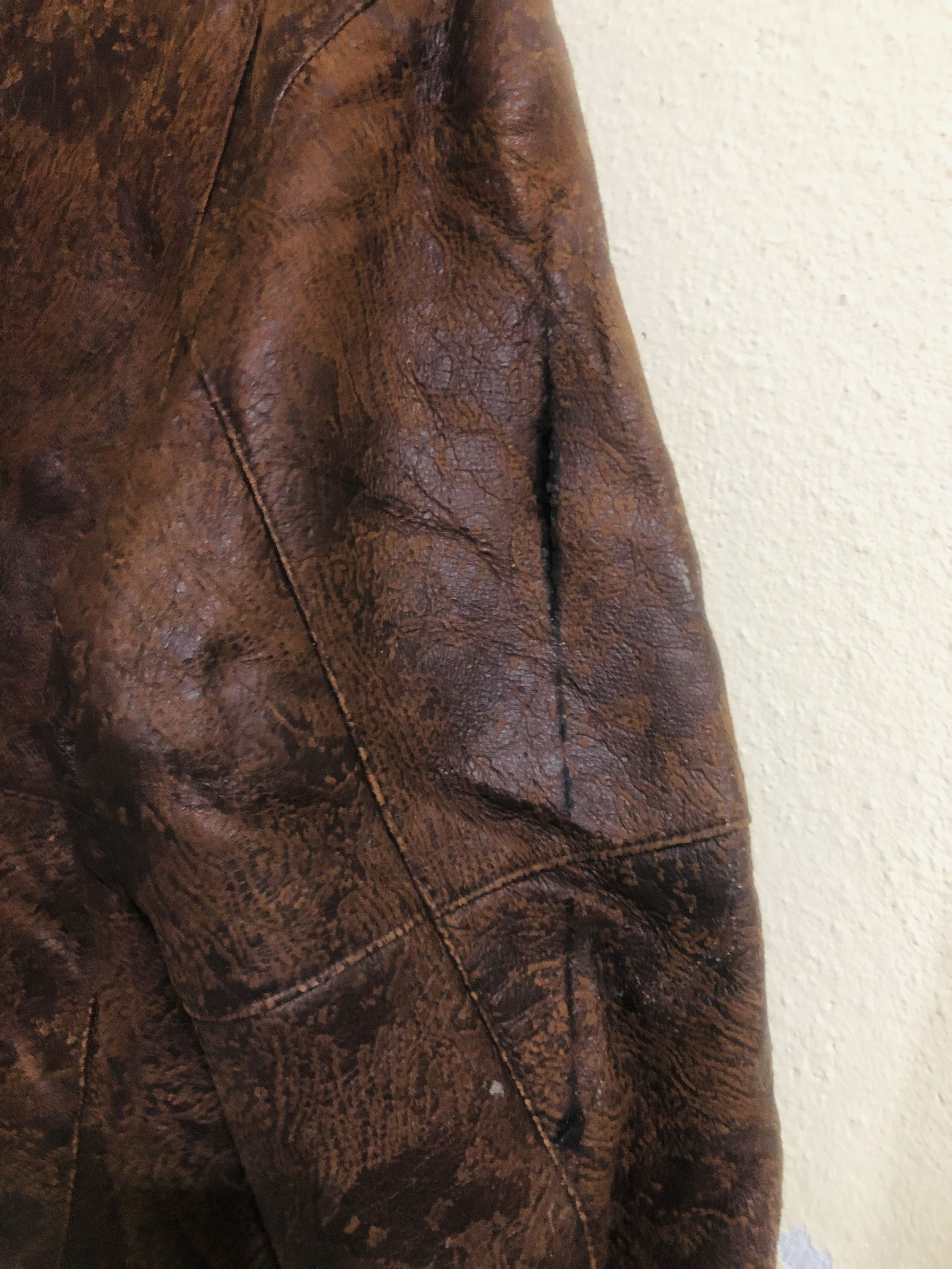 Japanese Brand × Vintage Vintage Leather Japanese Designer Fashion Style Jacket Size US L / EU 52-54 / 3 - 14 Thumbnail