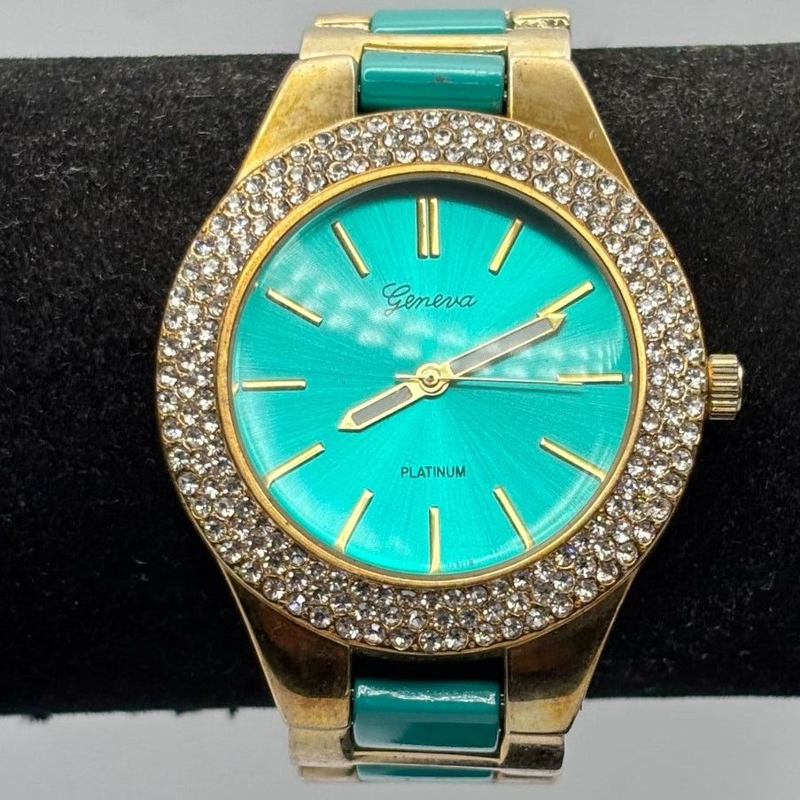 Other Gold & Turquoise Men's Watch Size ONE SIZE - 1 Thumbnail
