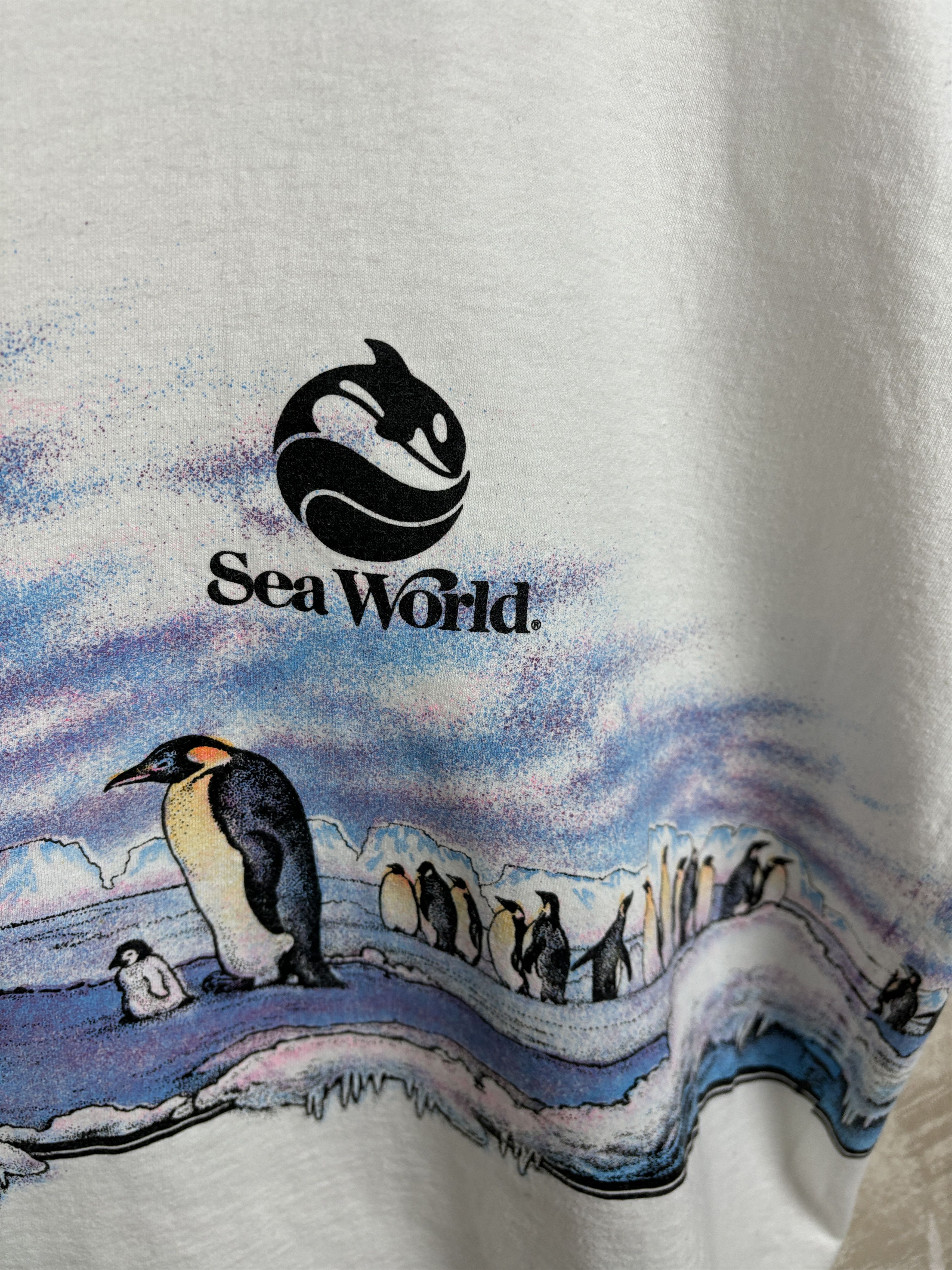 Vintage Vintage 1991 San Segal Sportswear Penguin T-shirt Size US XL / EU 56 / 4 - 6 Thumbnail