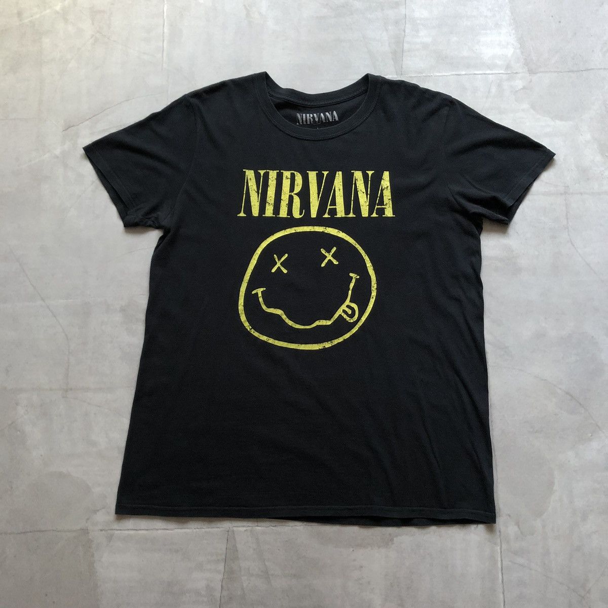 Band Tees × Nirvana × Vintage Vintage Nirvana T-Shirt tour Faded Style 90s Y2K band style Size US L / EU 52-54 / 3 - 1 Thumbnail