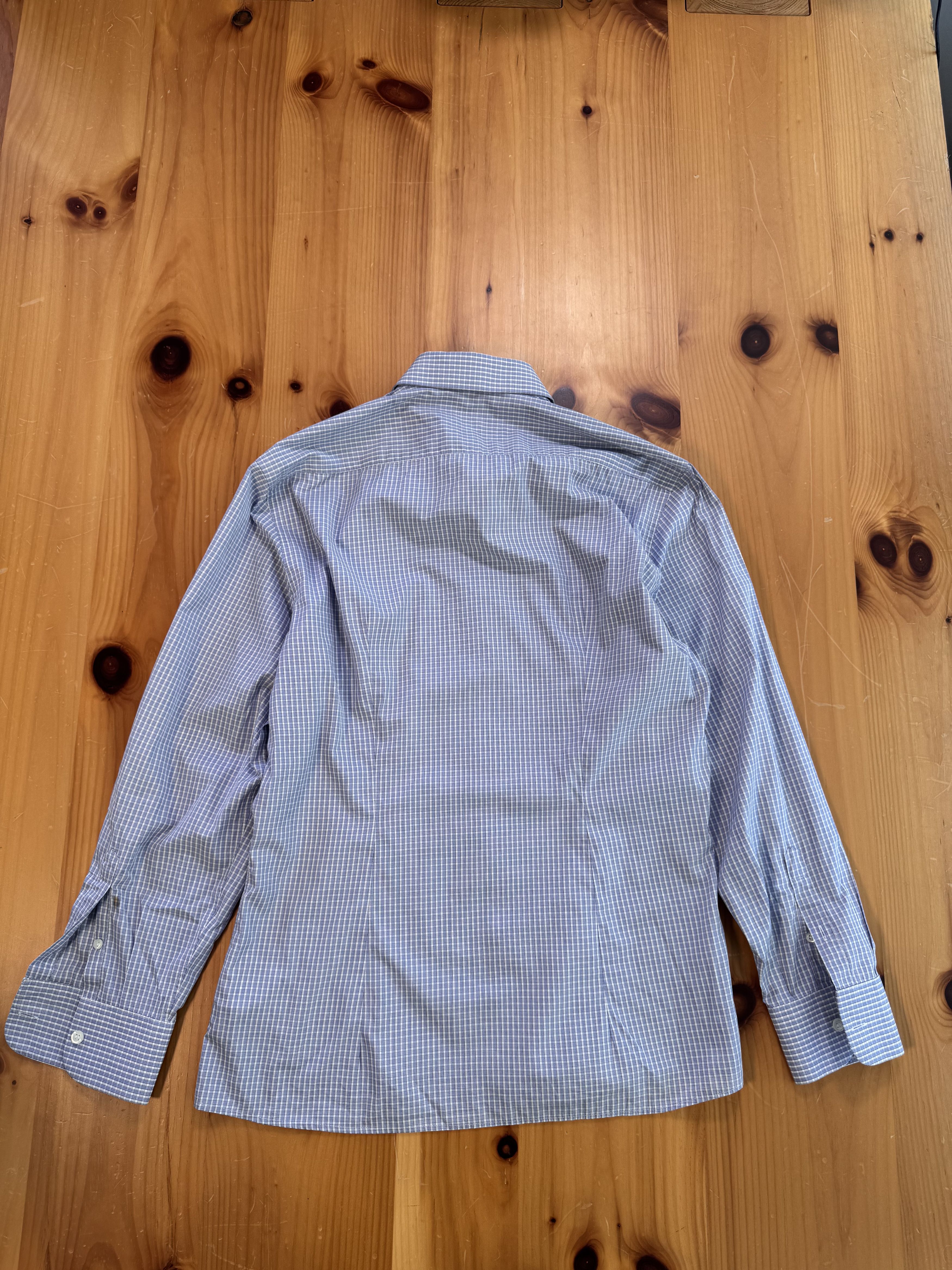 Prada Prada Vintage Dress Shirt Plaid Size US S / EU 44-46 / 1 - 8 Thumbnail