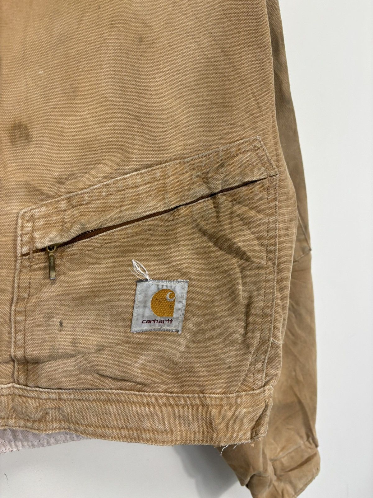 Carhartt Vintage 90s Carhartt USA Made Y2K Work Boxy Cropped Jacket Size US M / EU 48-50 / 2 - 6 Thumbnail