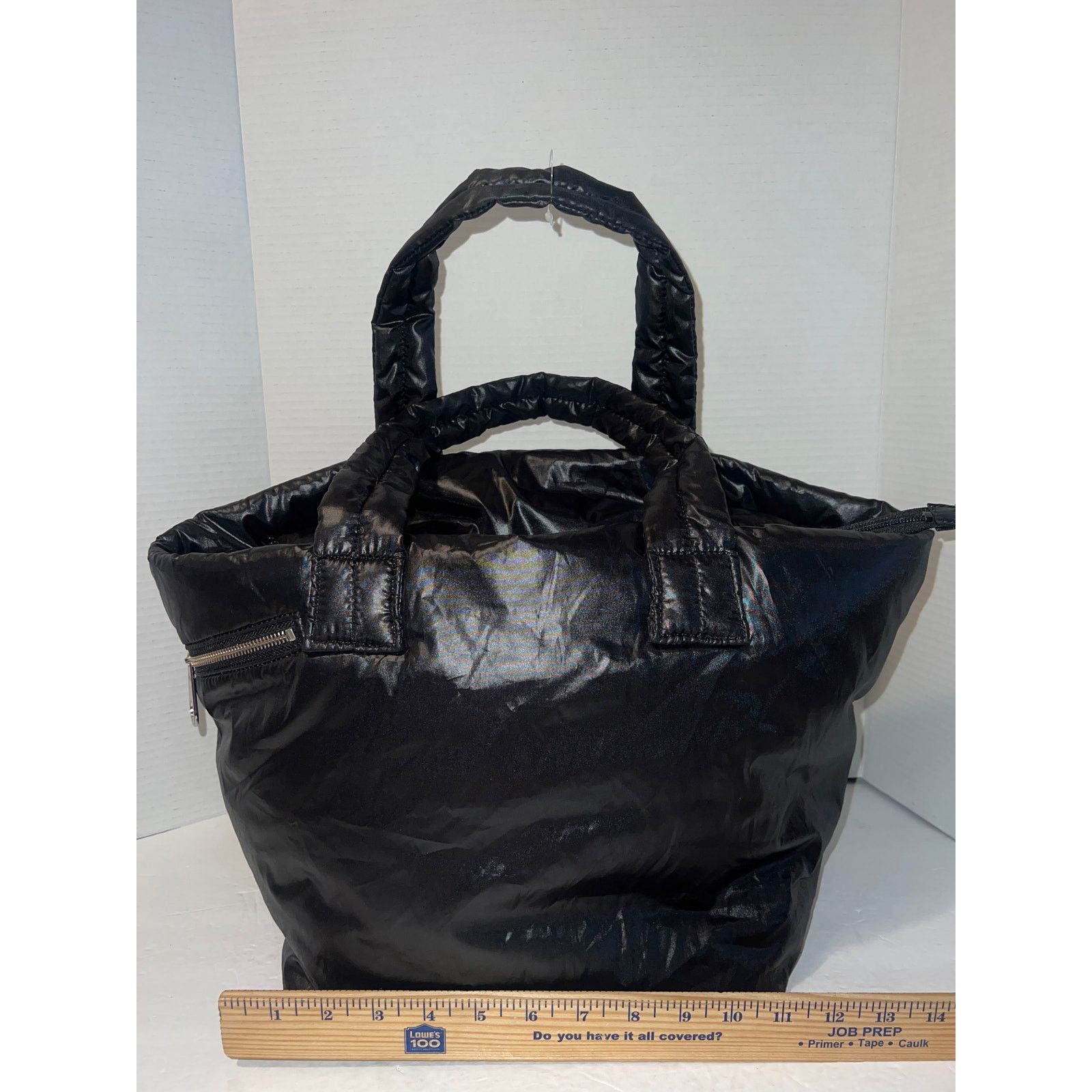 Gap Gap Quilted Puffer Black Shoulder Bag - Women Size ONE SIZE - 2 Thumbnail
