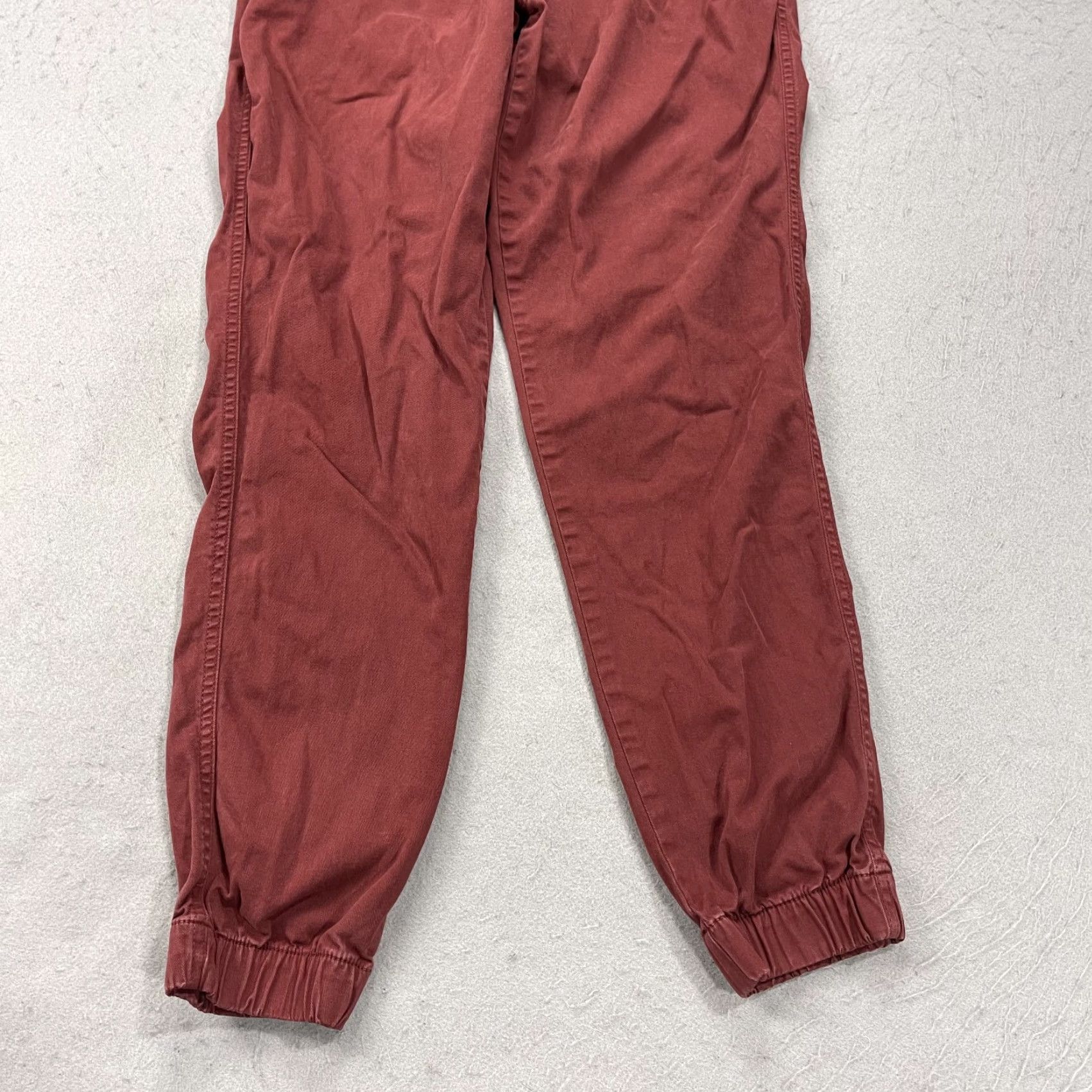 Vintage Bear Bottom Pants Mens Medium Red Stretch Chino Pant Tapered Casual Preppy City Size US 31 - 3 Thumbnail