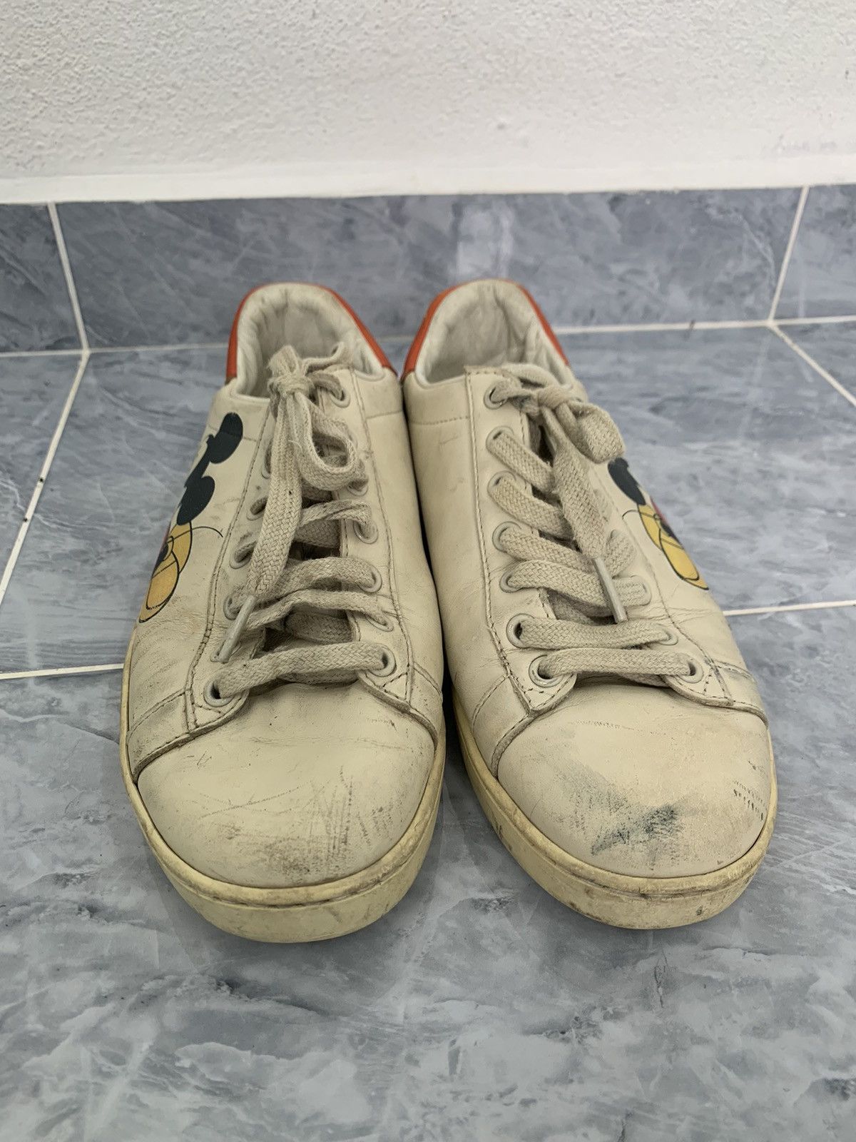 Disney × Gucci × Mickey Mouse Gucci x Disney Mickey Mouse Shoes/Sneakers Size US 7 / IT 37 - 3 Thumbnail