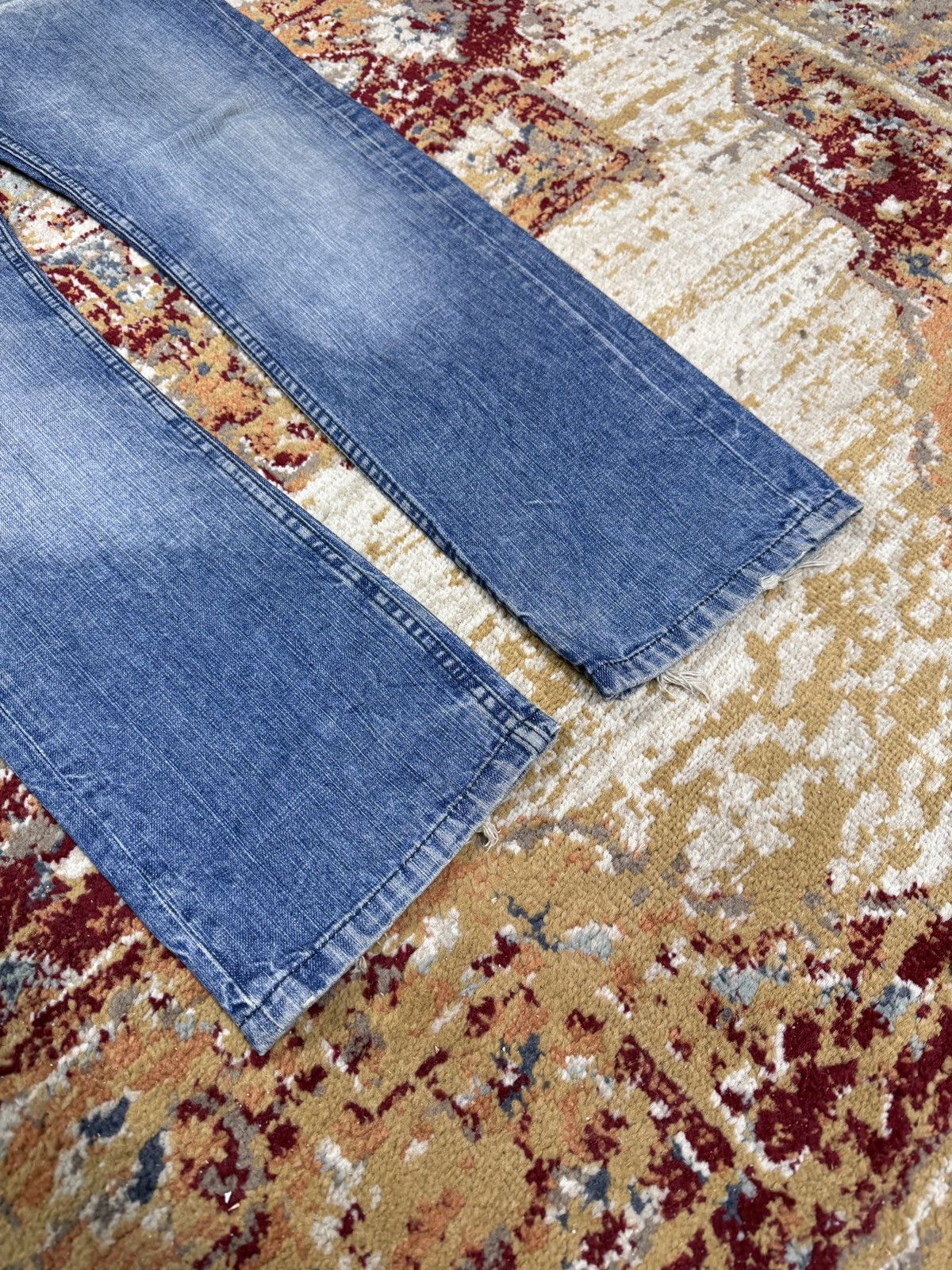 Other ᶠᵃⁿᶜʸᵍᵘʸ Vintage Baggy Washed Denim Jeans Wide leg Y2K Size US 32 / EU 48 - 2 Thumbnail