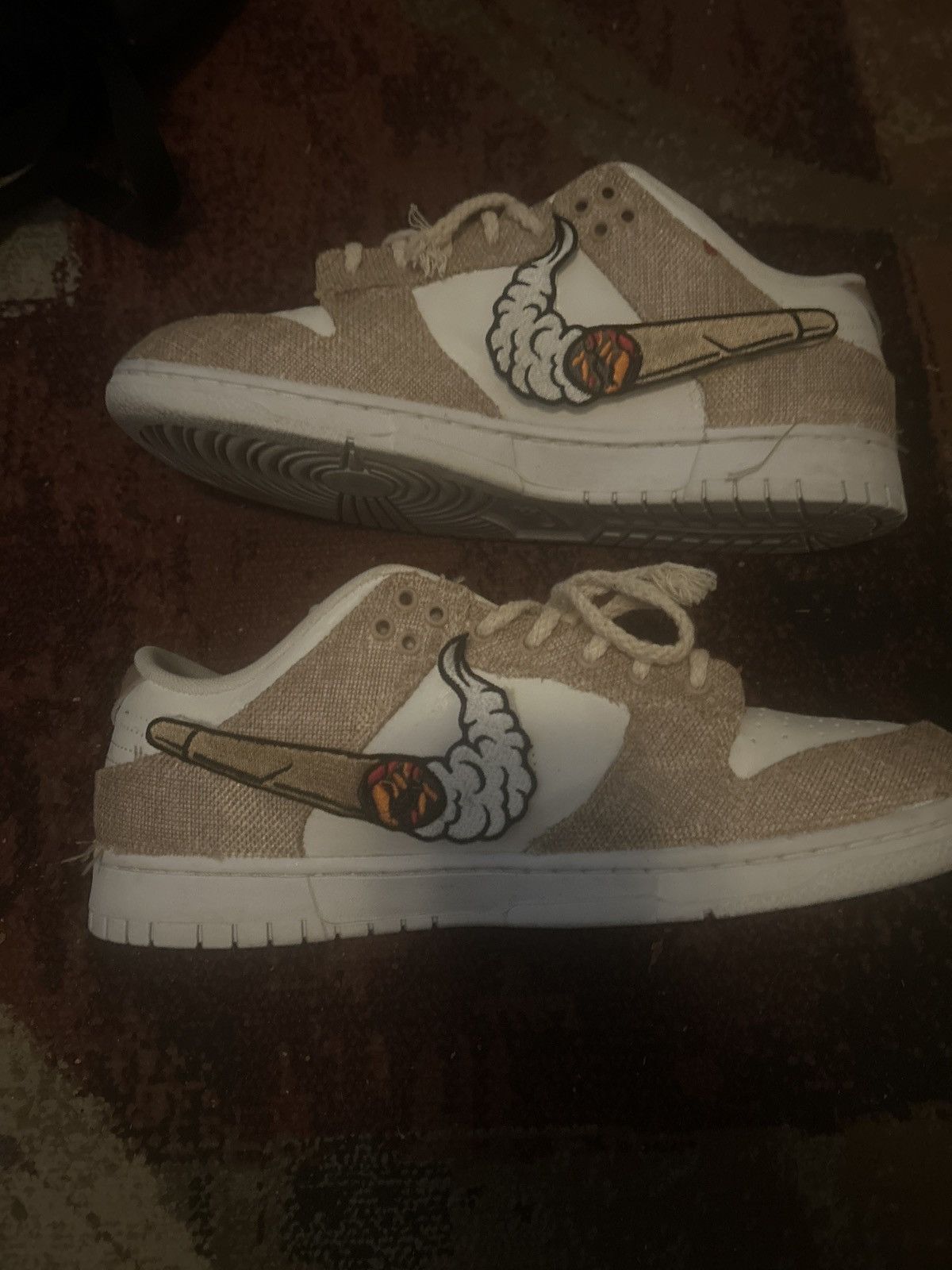 Nike Nike Dunk Low x RAW Custom Size US 11 / EU 44 - 6 Thumbnail