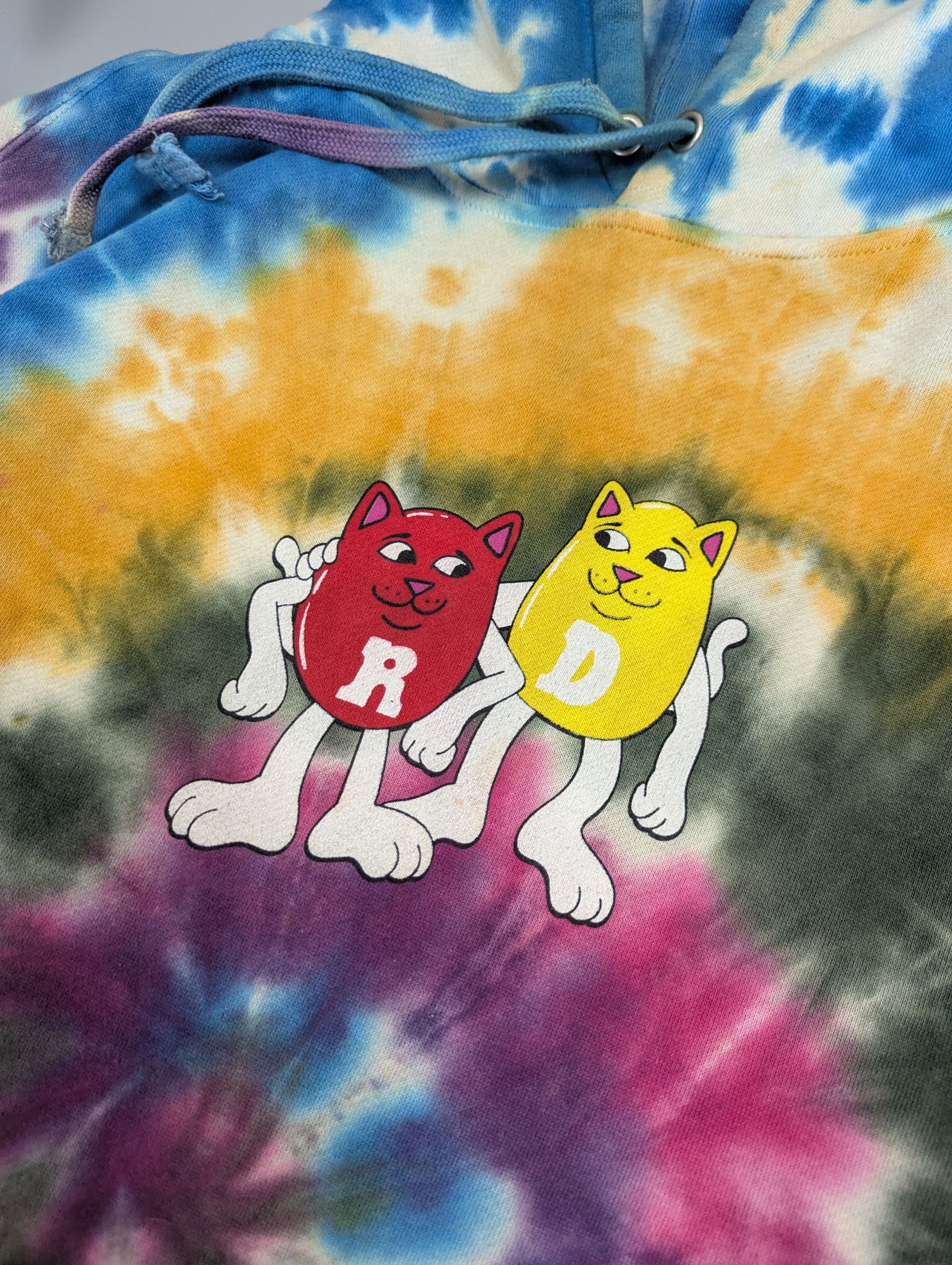 RIPNDIP RipNDip Tie Dye Hoodie – Lord Nermal Graphic Streetwear Size US L / EU 52-54 / 3 - 9 Thumbnail