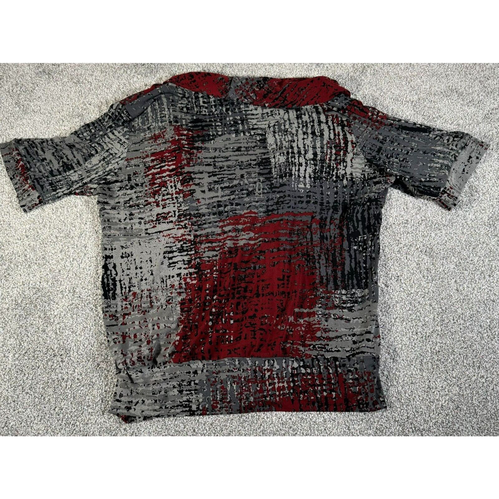 Other Vintage Y2K Top Large Cowl Neck Fairy Grunge Office Abstract Size L / US 10 / IT 46 - 2 Thumbnail