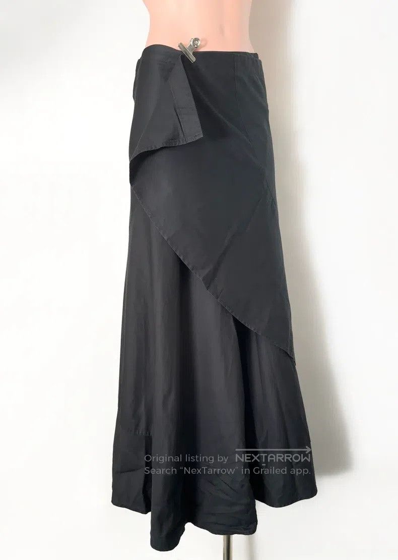 Yohji Yamamoto Yohji Yamamoto size 2 Deformed one-piece wrap skirt Size 24" / US 00 / IT 34 - 1 Thumbnail