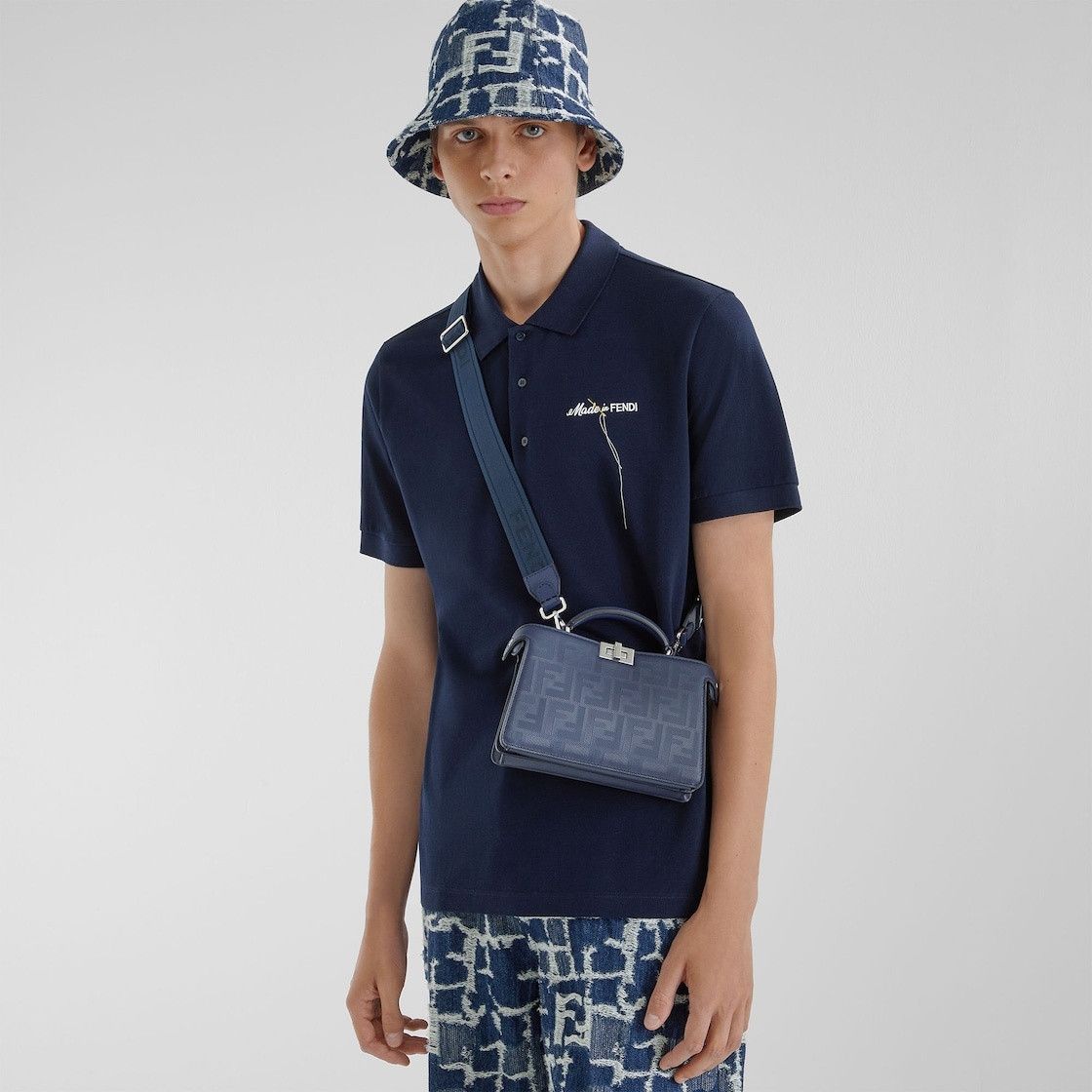 Fendi o1s1wg110525 Hats in Navy Size ONE SIZE - 2 Thumbnail
