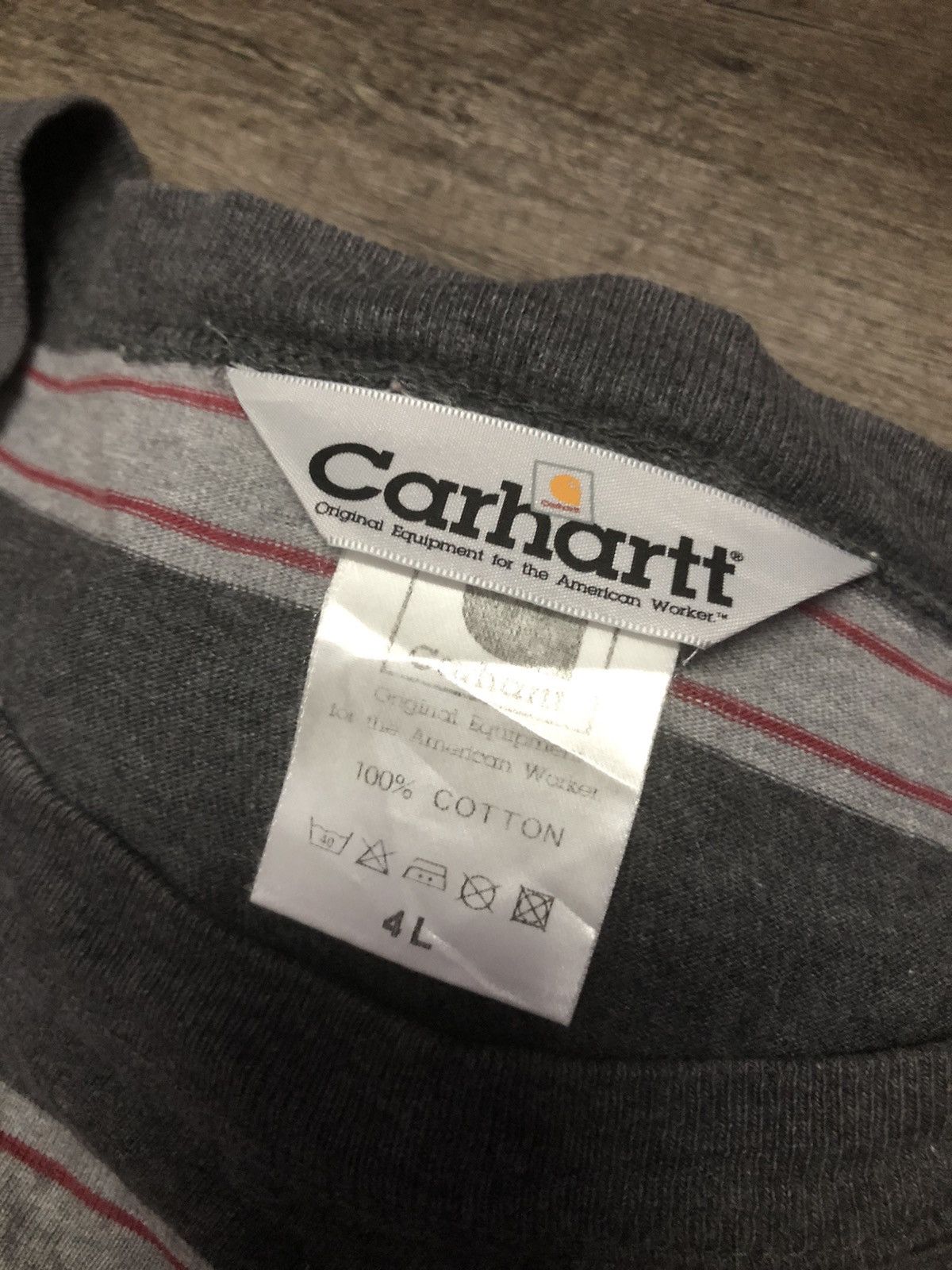 Carhartt × Vintage Vintage Carhartt Long Sleeve Shirt Size US XXL / EU 58 / 5 - 10 Thumbnail