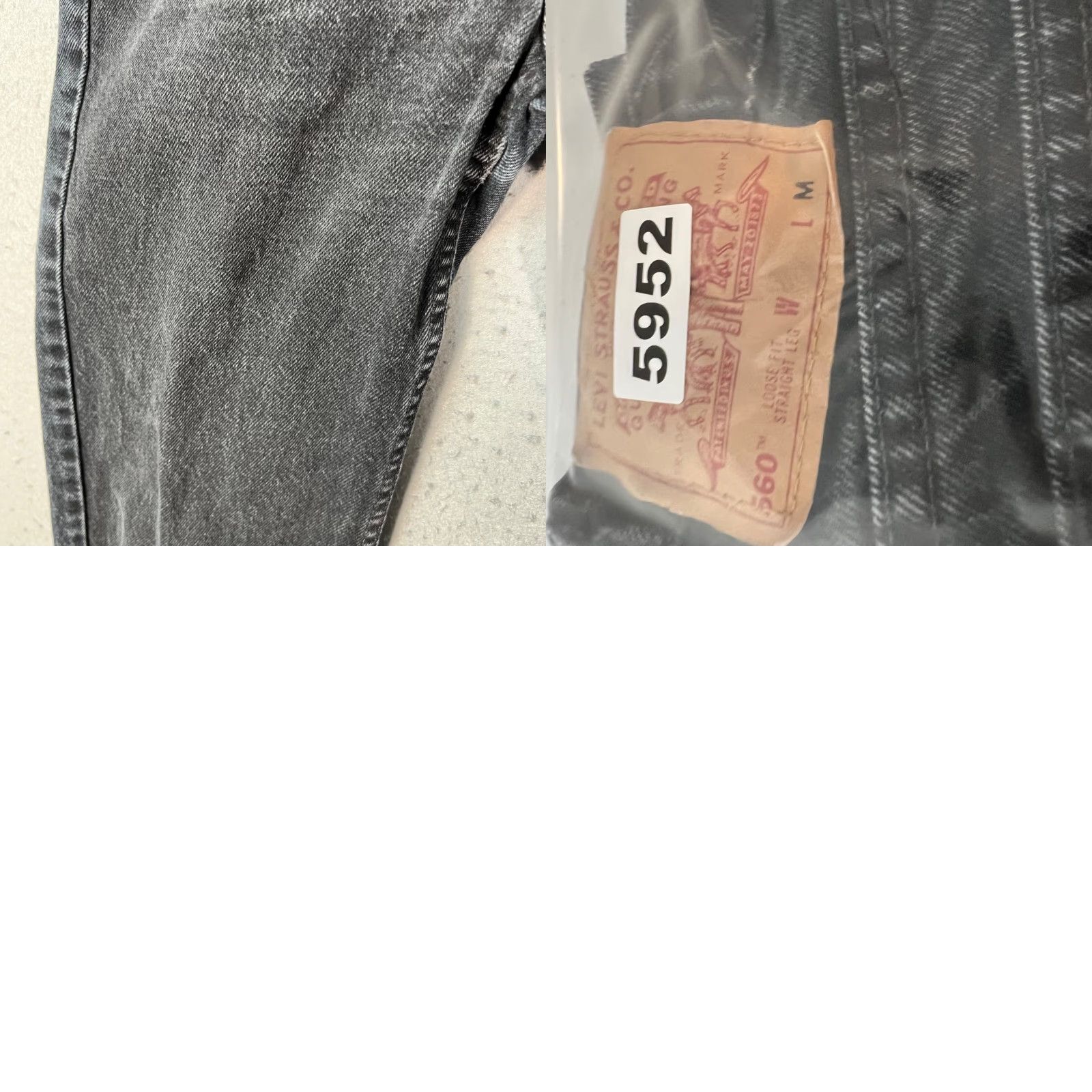 Levi's VINTAGE Levi's 560 Womens Jeans 25 x 31 Black Denim Straight Leg High Rise 560 Womens Size 42" / US 20 - 9 Thumbnail