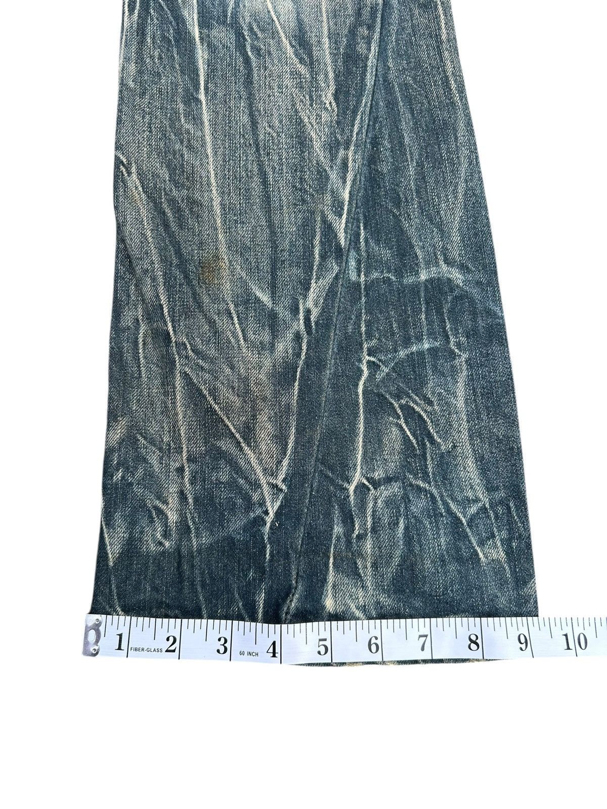 Kapital FLARE Antful Jeans Japanese Distressed Dirty Denim Jeans Size US 32 / EU 48 - 25 Thumbnail