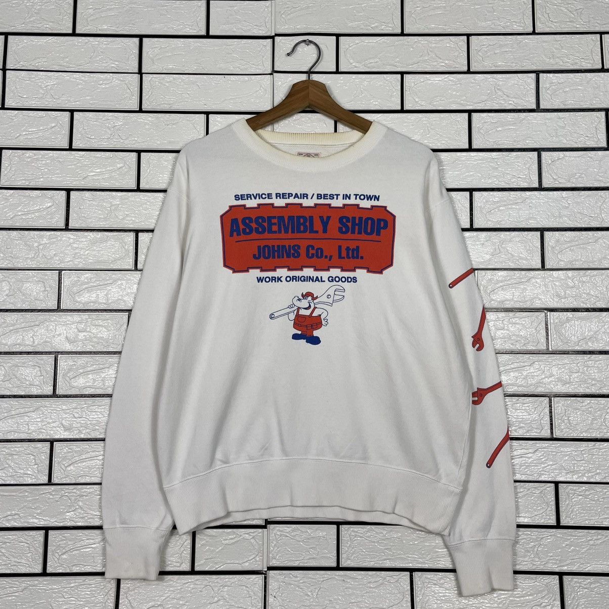 Japanese Brand Assembly Shop Johns Co Crewneck Sweatshirt Size US M / EU 48-50 / 2 - 1 Thumbnail