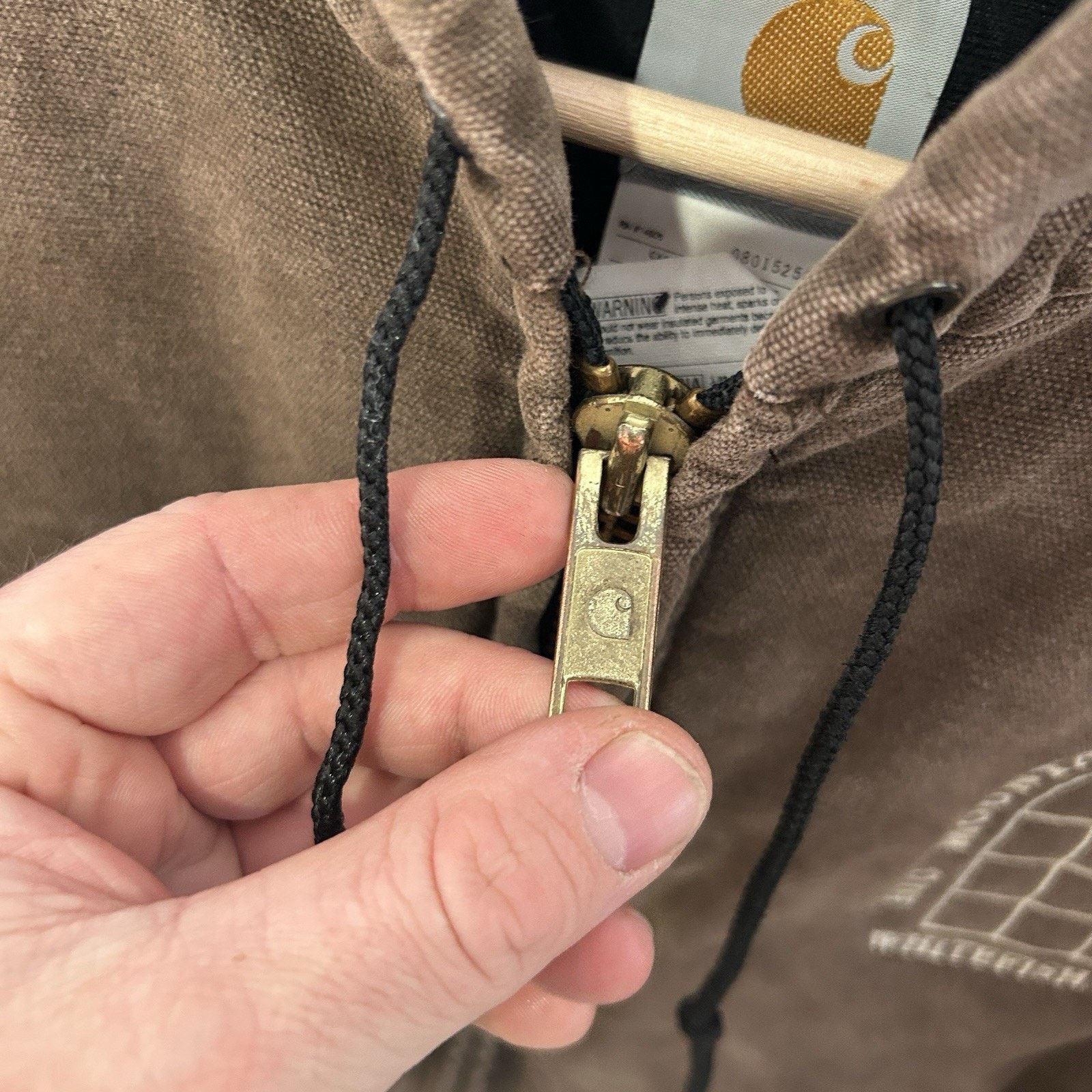 Carhartt Vintage Carhartt Quilted Hooded Active Jacket “Chestnut” J68 Size US XL / EU 56 / 4 - 13 Thumbnail