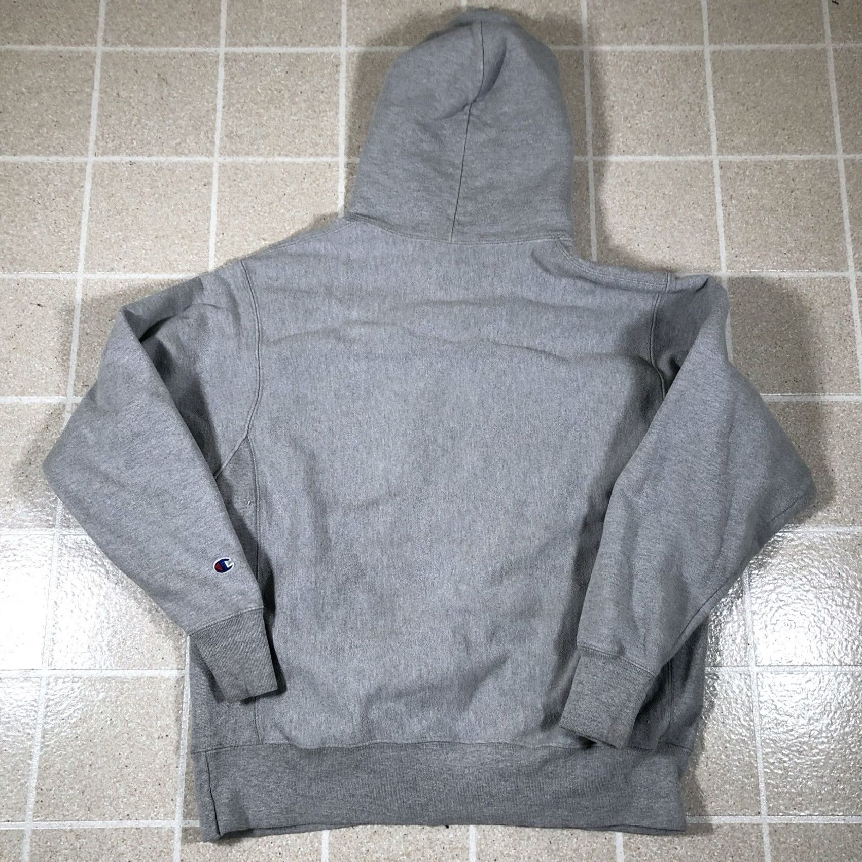 Champion Champion Hoodie Mens Large Gray Reverse Weave Sweatshirt Pullover Size US L / EU 52-54 / 3 - 3 Thumbnail