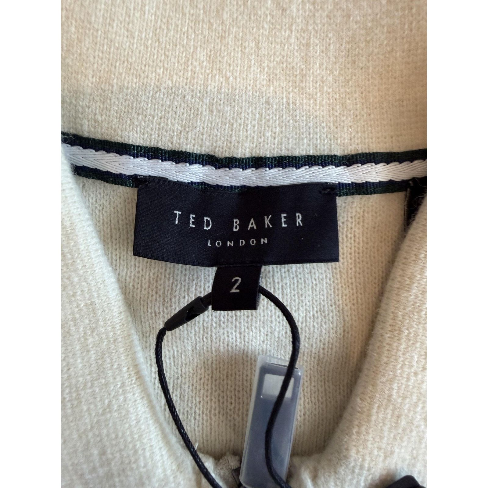 Ted Baker Ted Baker Mens Full Zip Collared Fenrys Sweater Small NWT Size US S / EU 44-46 / 1 - 7 Thumbnail
