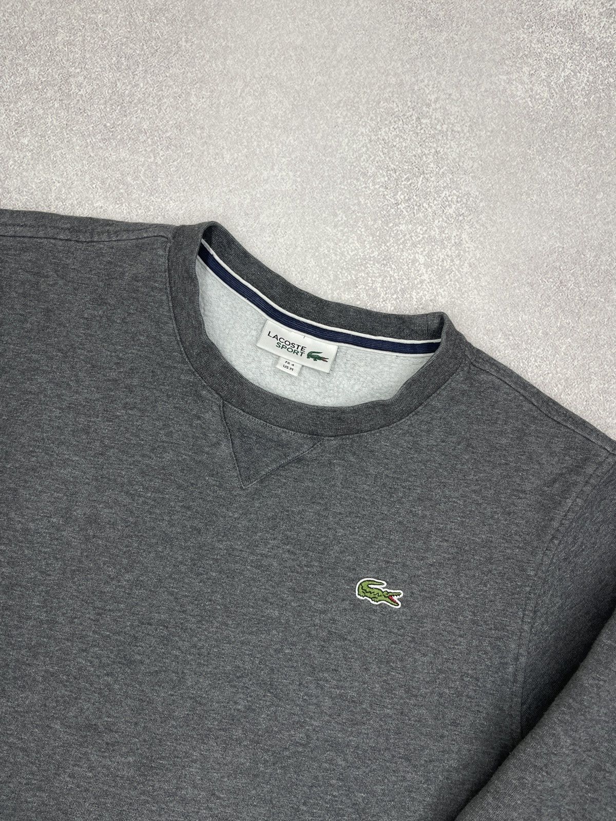 Lacoste Mens Lacoste Sweatshirt Grey Size M Size US M / EU 48-50 / 2 - 4 Thumbnail