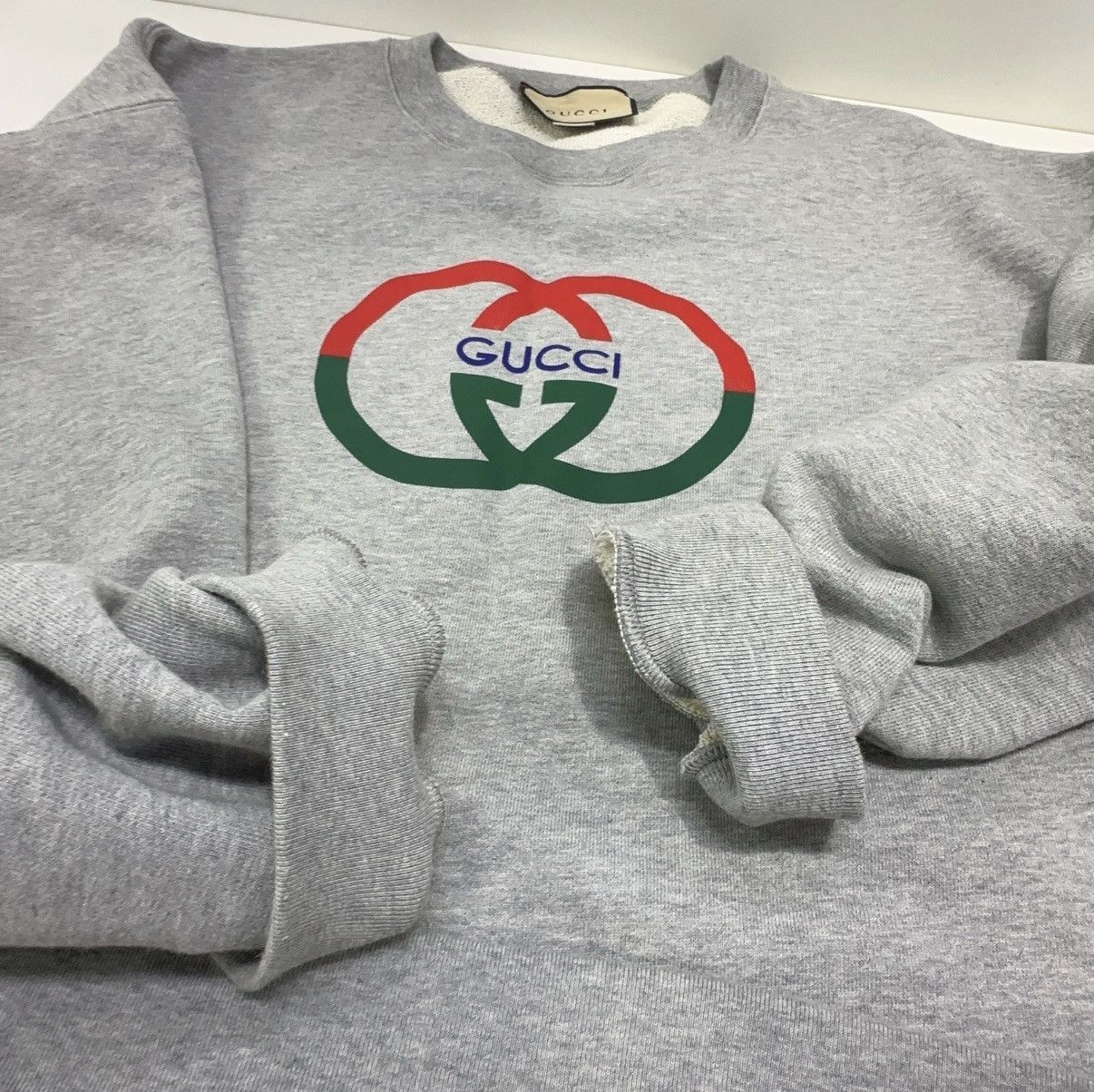 Gucci Gucci Interlocking G cotton jersey sweatshirt Size US XL / EU 56 / 4 - 10 Thumbnail