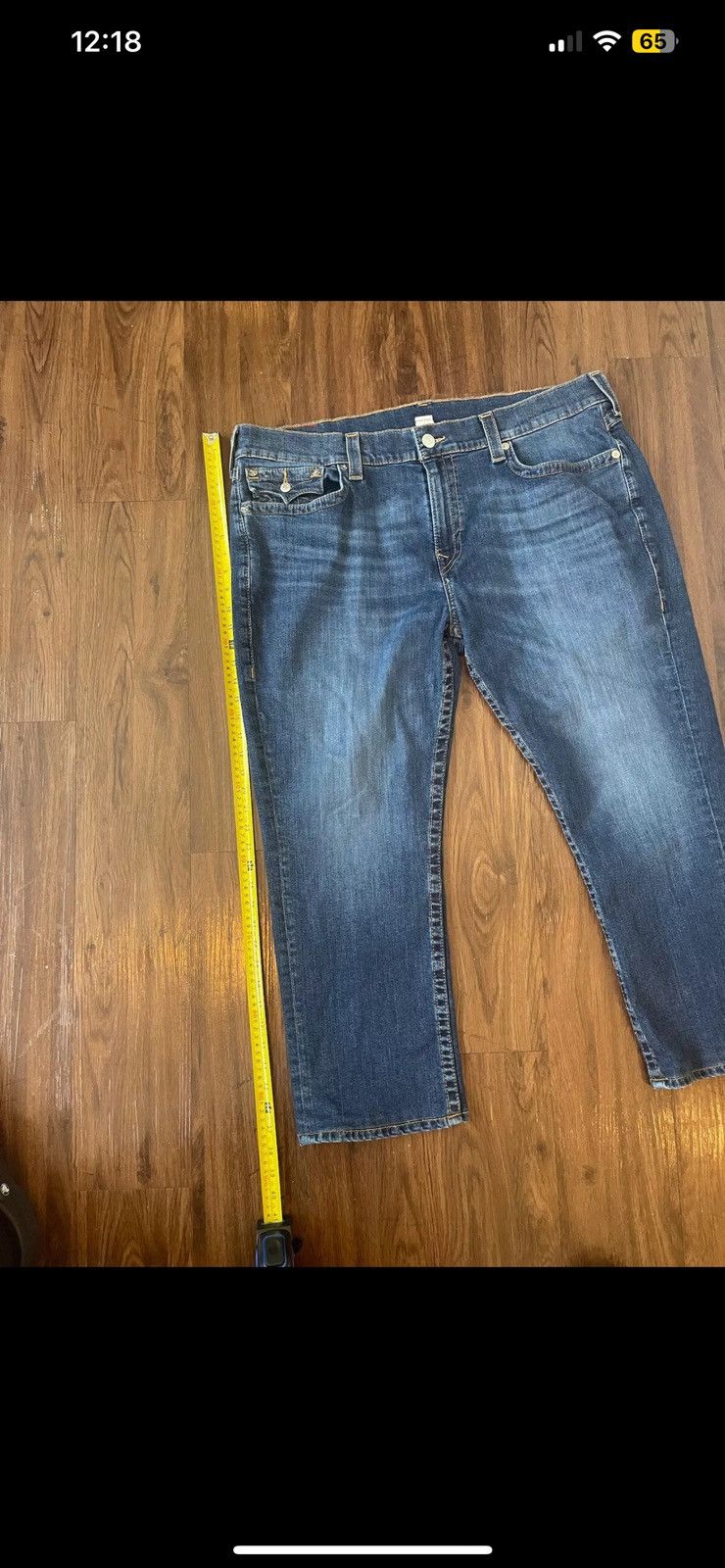 True Religion True Religion Ricky Jeans Sz42 Mens Flap Pockets Size US 42 / EU 58 - 12 Thumbnail
