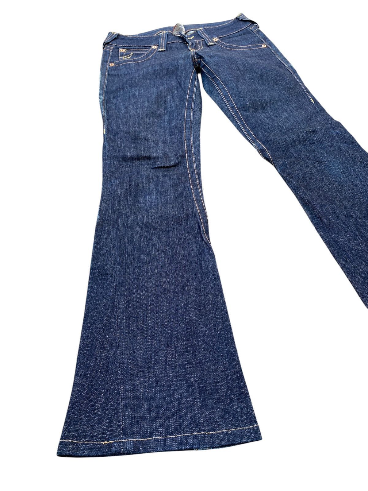 True Religion True Religion Indigo Blue Low Rise Flare Jeans Size 26" / US 2 / IT 38 - 1 Thumbnail