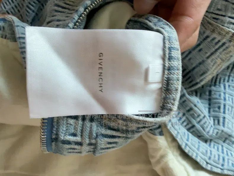 Givenchy Givenchy 4G Full Print Logo Denim Hoodie Jacket Size US L / EU 52-54 / 3 - 6 Thumbnail