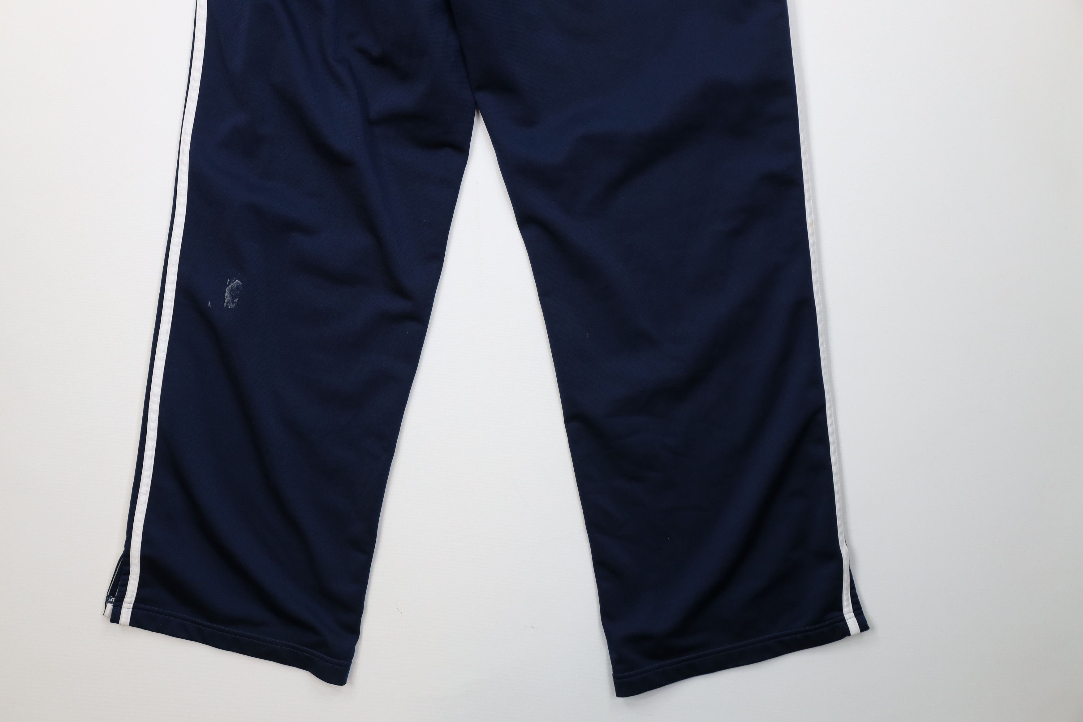 Vintage Y2K Adidas Flared Wide Leg Sweatpants Pants Blue