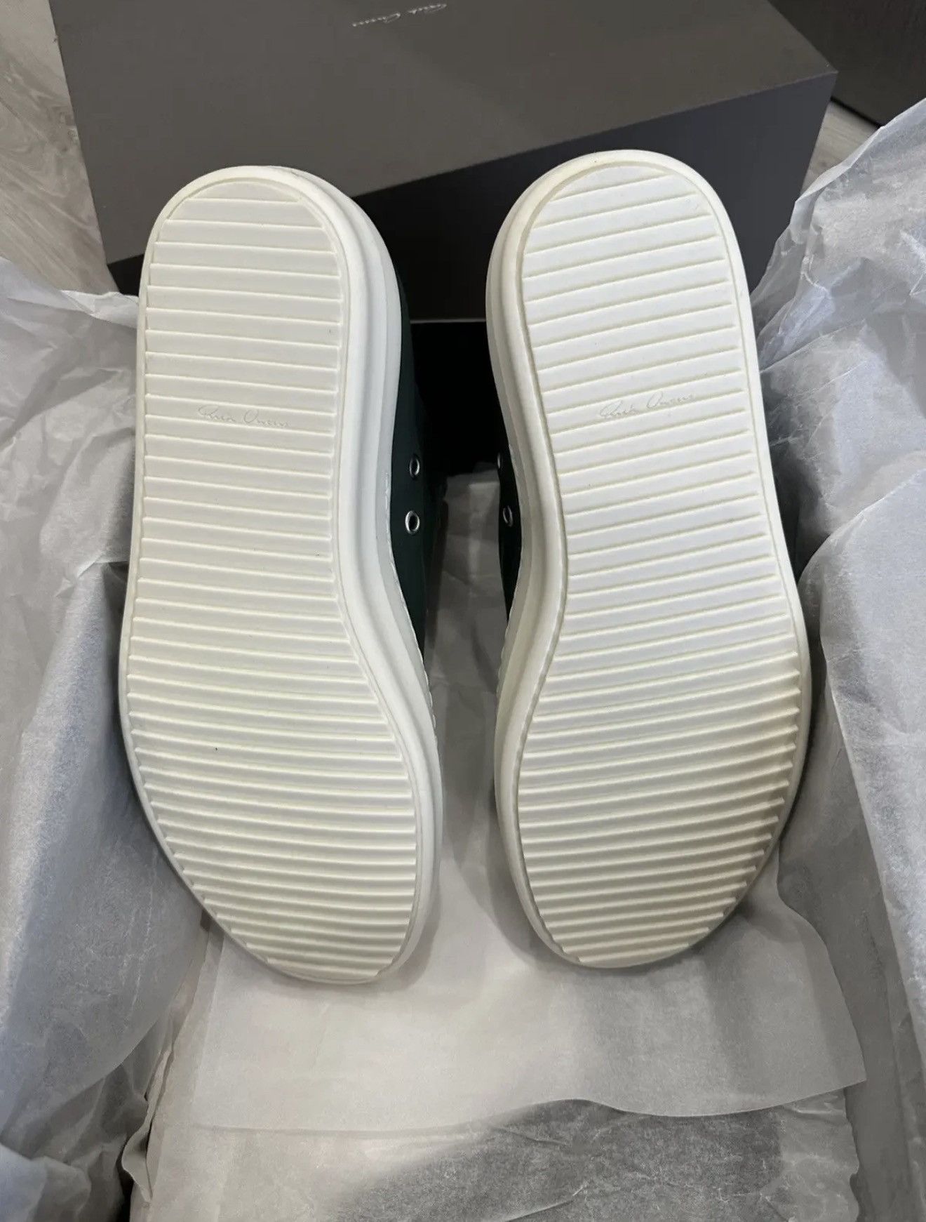 Rick Owens RICK OWENS RAMONE SNEAKER TEAL GREEN Size US 8 / EU 41 - 4 Thumbnail