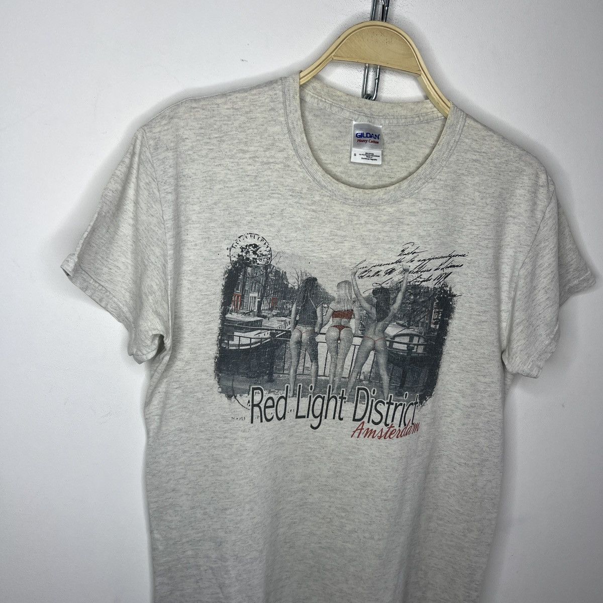 Hook-Ups × Vintage Vintage 00s Amsterdam red light district graphic tee Size US S / EU 44-46 / 1 - 4 Thumbnail