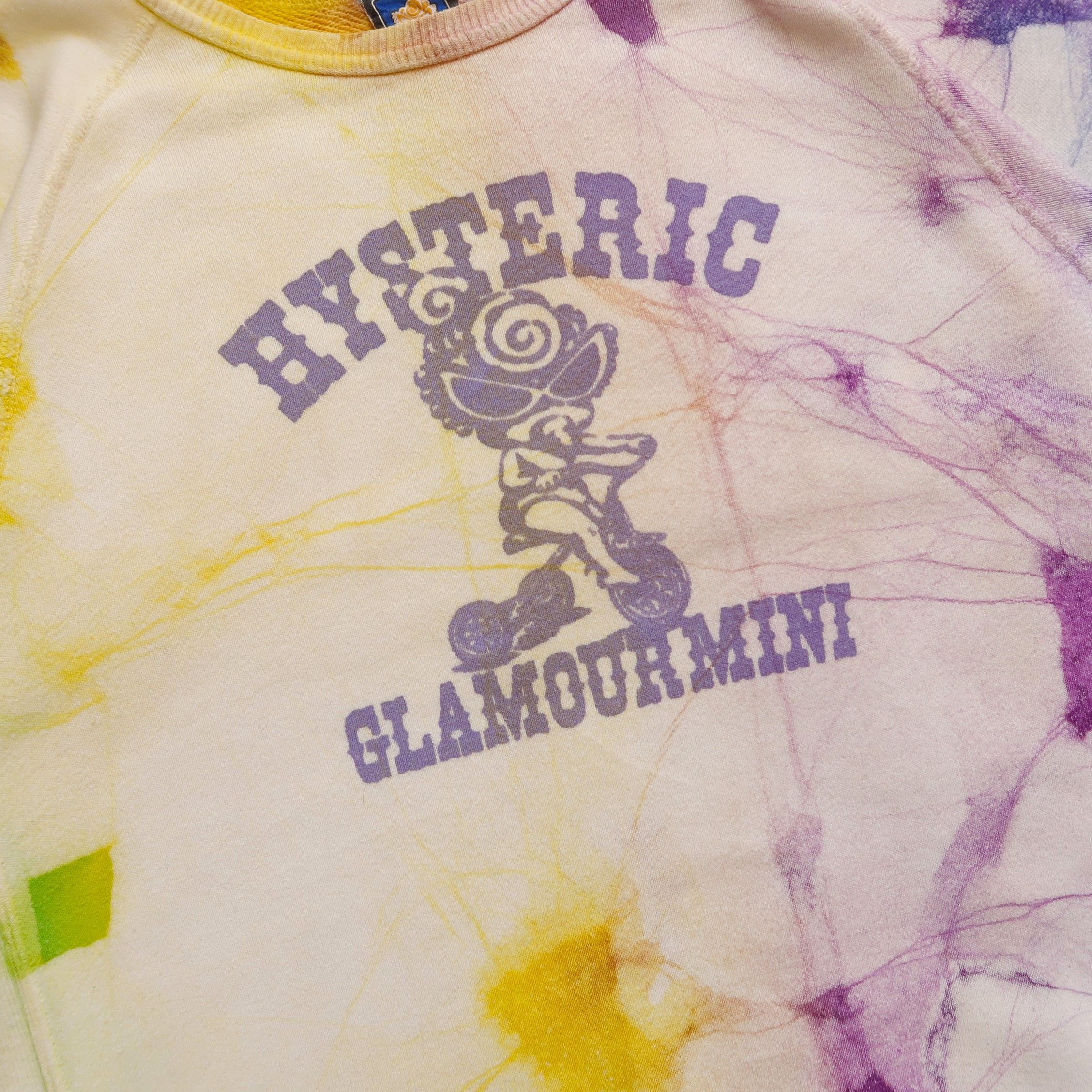 Hysteric Glamour 1990s Hysteric Glamour Mini Big Logo Tie Dye Sweatshirt Size US S / EU 44-46 / 1 - 11 Thumbnail