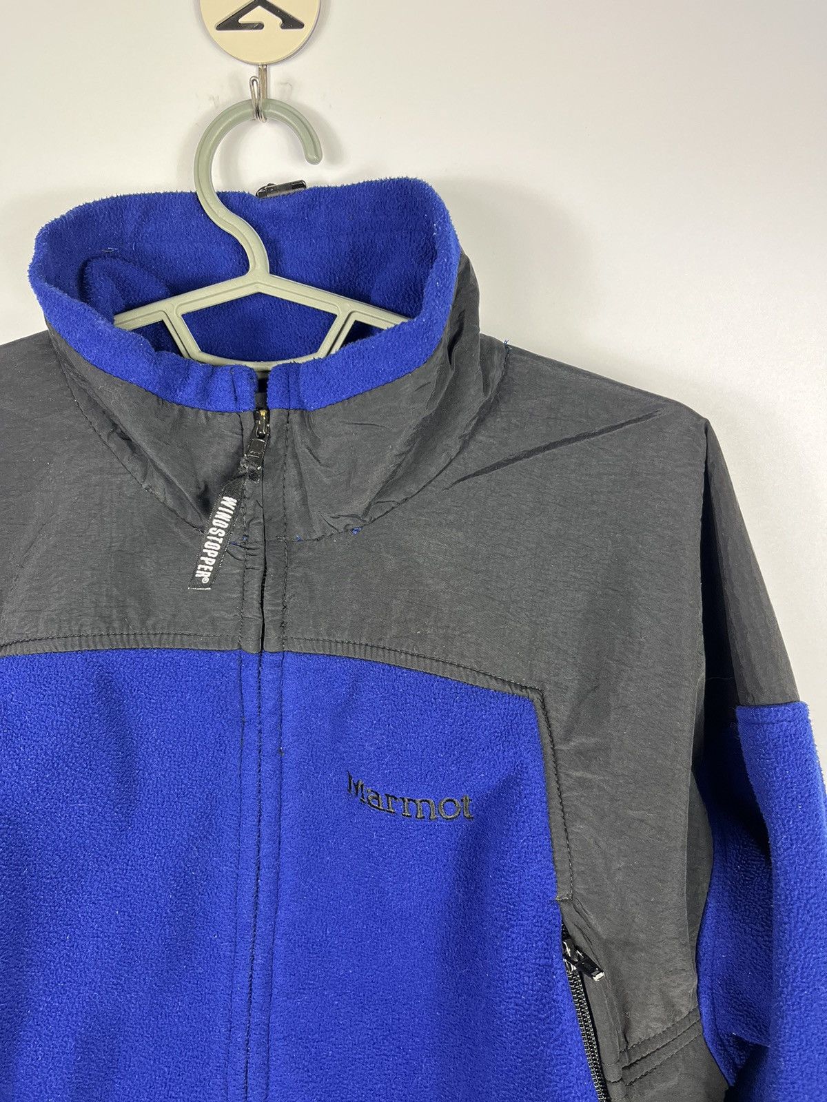 Marmot Vintage Marmot Nylon Windstopper Fleece Jacket Size US M / EU 48-50 / 2 - 2 Thumbnail