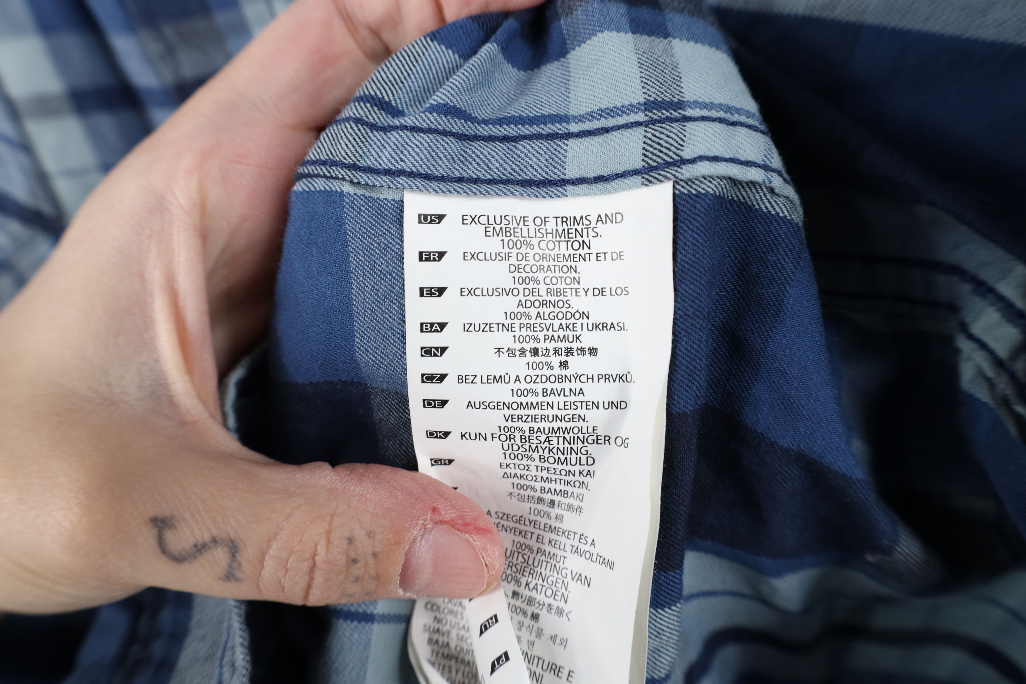 Vintage 5.11 Tactical Series Flannel Snap Button Shirt Plaid Blue Size US L / EU 52-54 / 3 - 8 Thumbnail