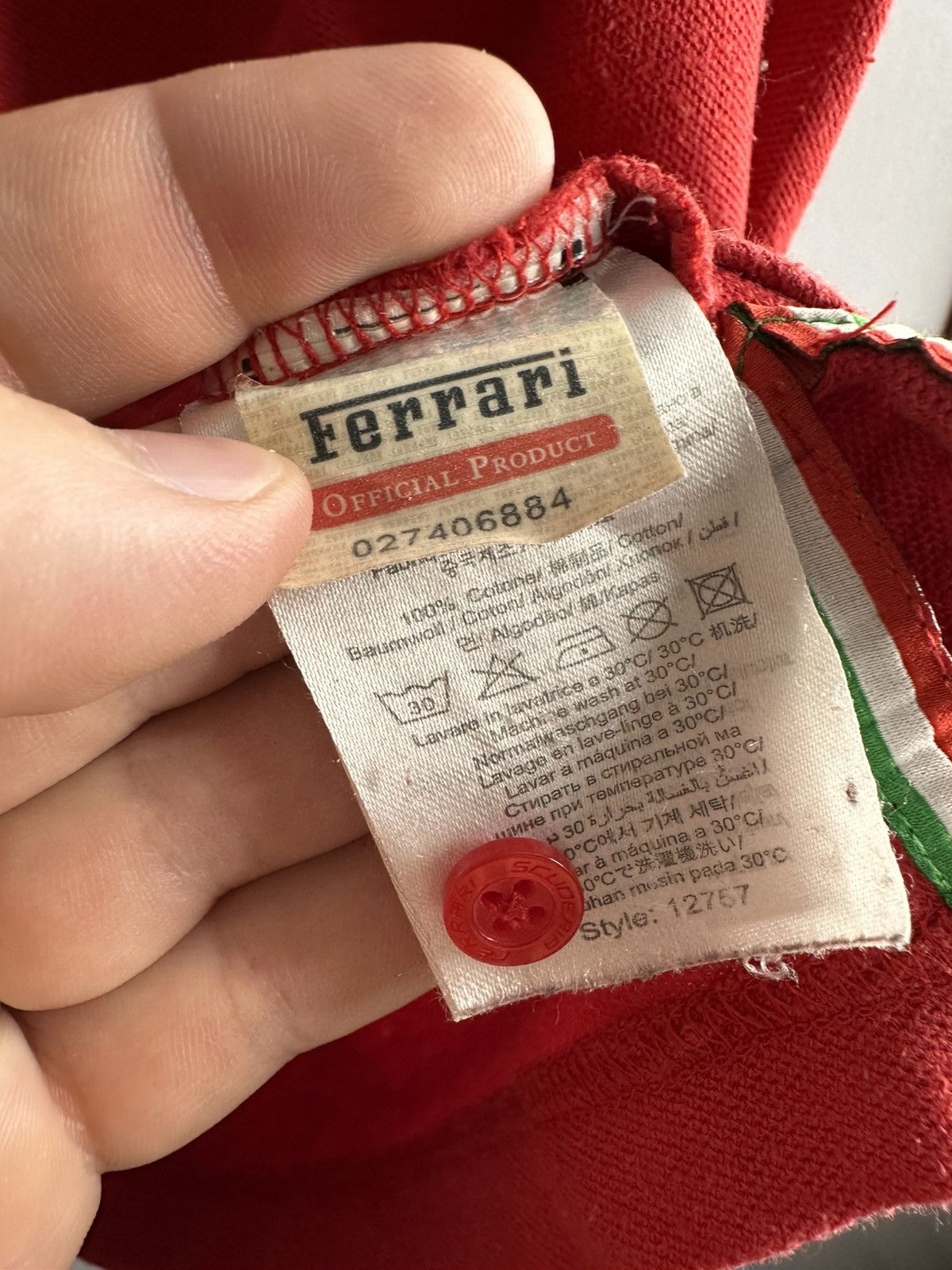 Ferrari Ferrari Vintage Racing Rare Polo Italy Tshirt Size US M / EU 48-50 / 2 - 6 Thumbnail