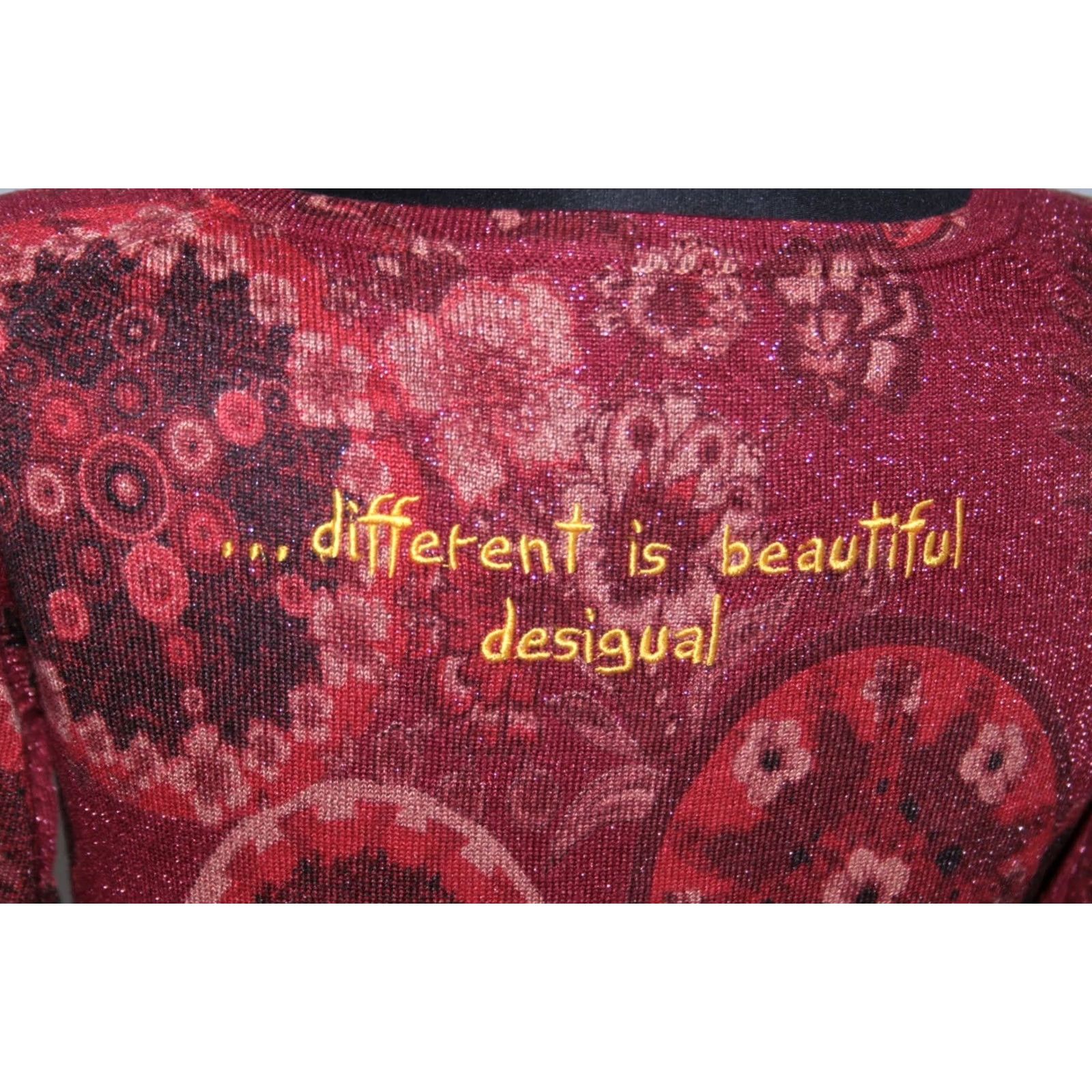 Desigual Desigual womens tunic jumper Size M Multicoloured Size M / US 6-8 / IT 42-44 - 5 Thumbnail