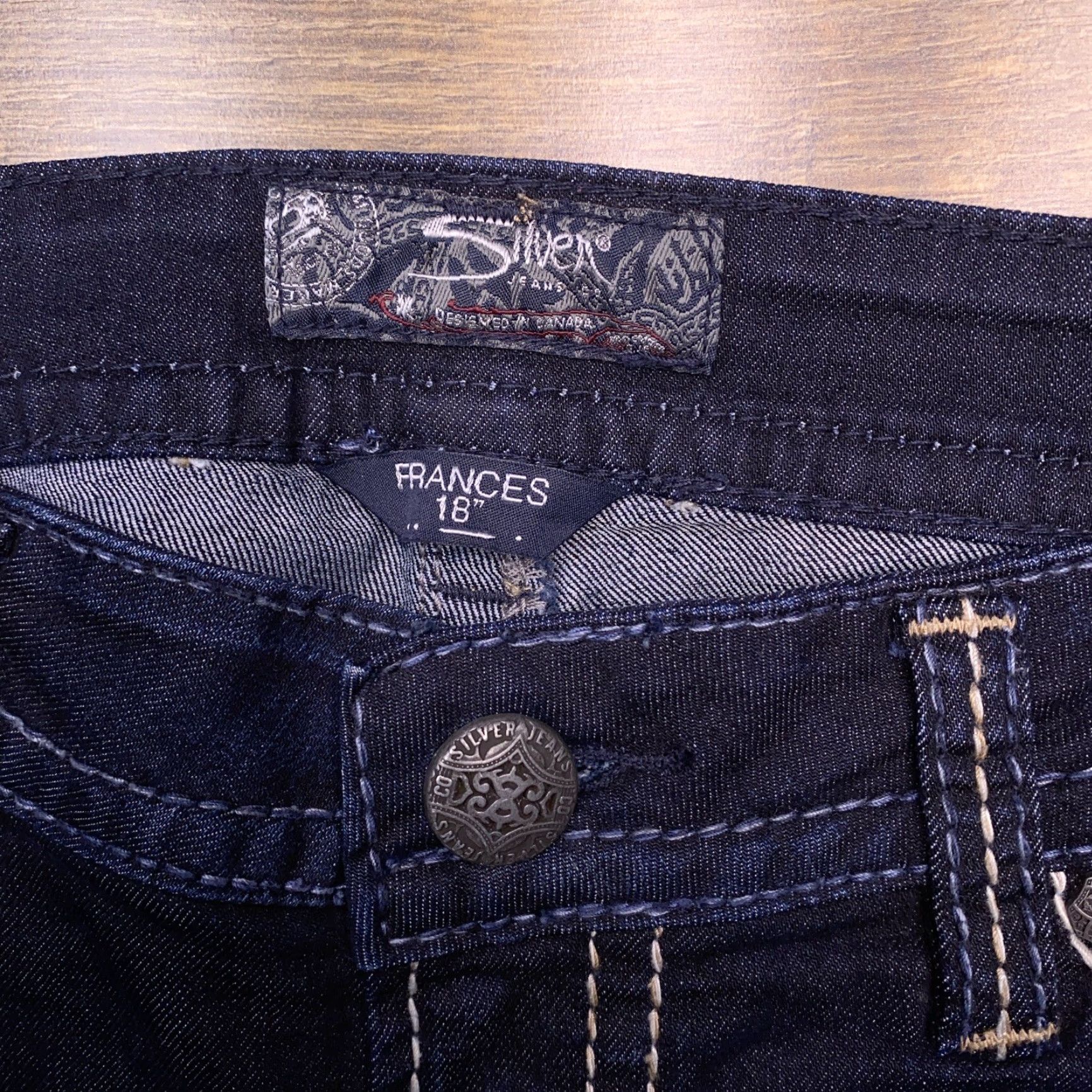 Silver Jeans Co. Silver Jeans Jeans 27x33 Low Rise Stretch Bootcut Women Regular Blue 5-Pocket Denim Cotton Blend Modern Vintage: No Size 27" / US 4 / IT 40 - 5 Thumbnail