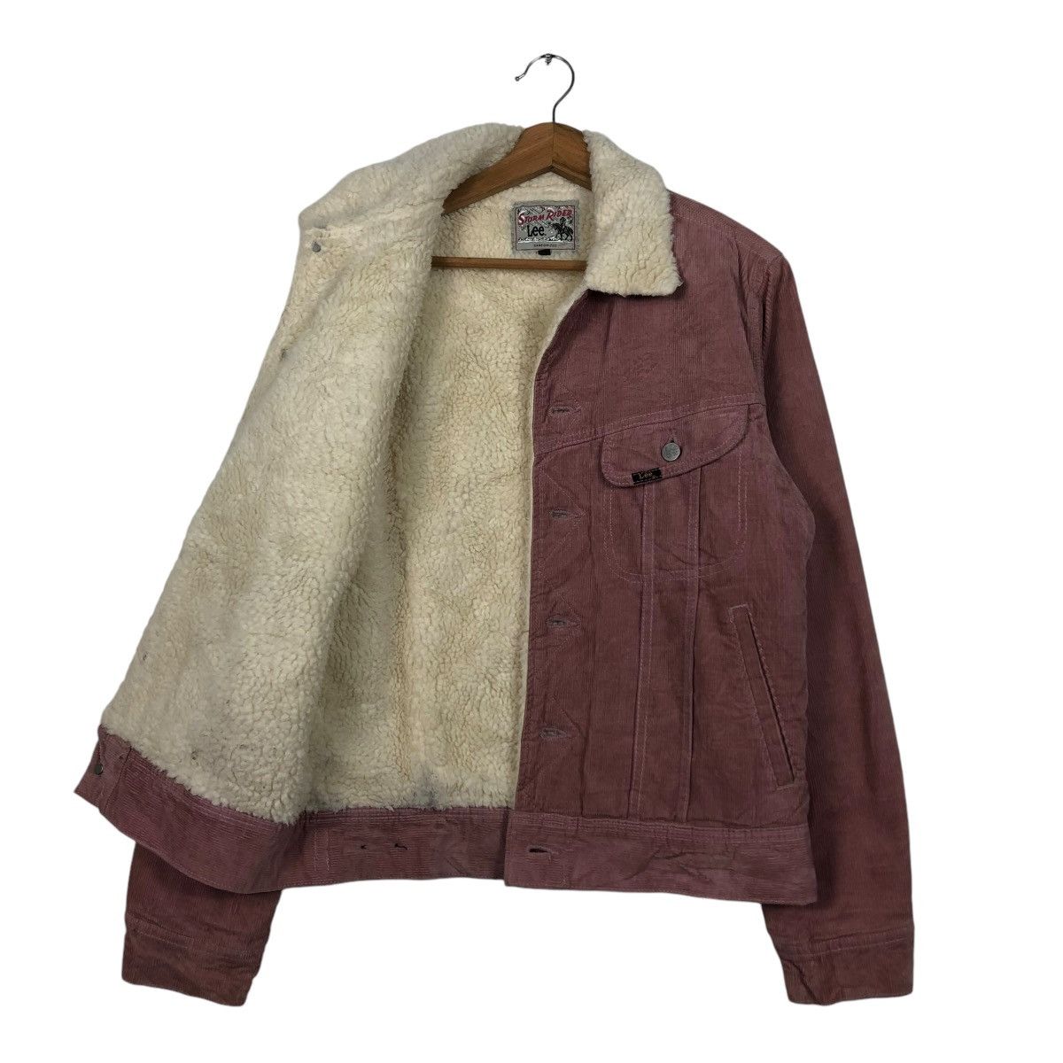 Japanese Brand 🔥VTG BIKER TRUCKER JACKET SHERPA LINING LEE STORM RIDER Size US M / EU 48-50 / 2 - 13 Thumbnail