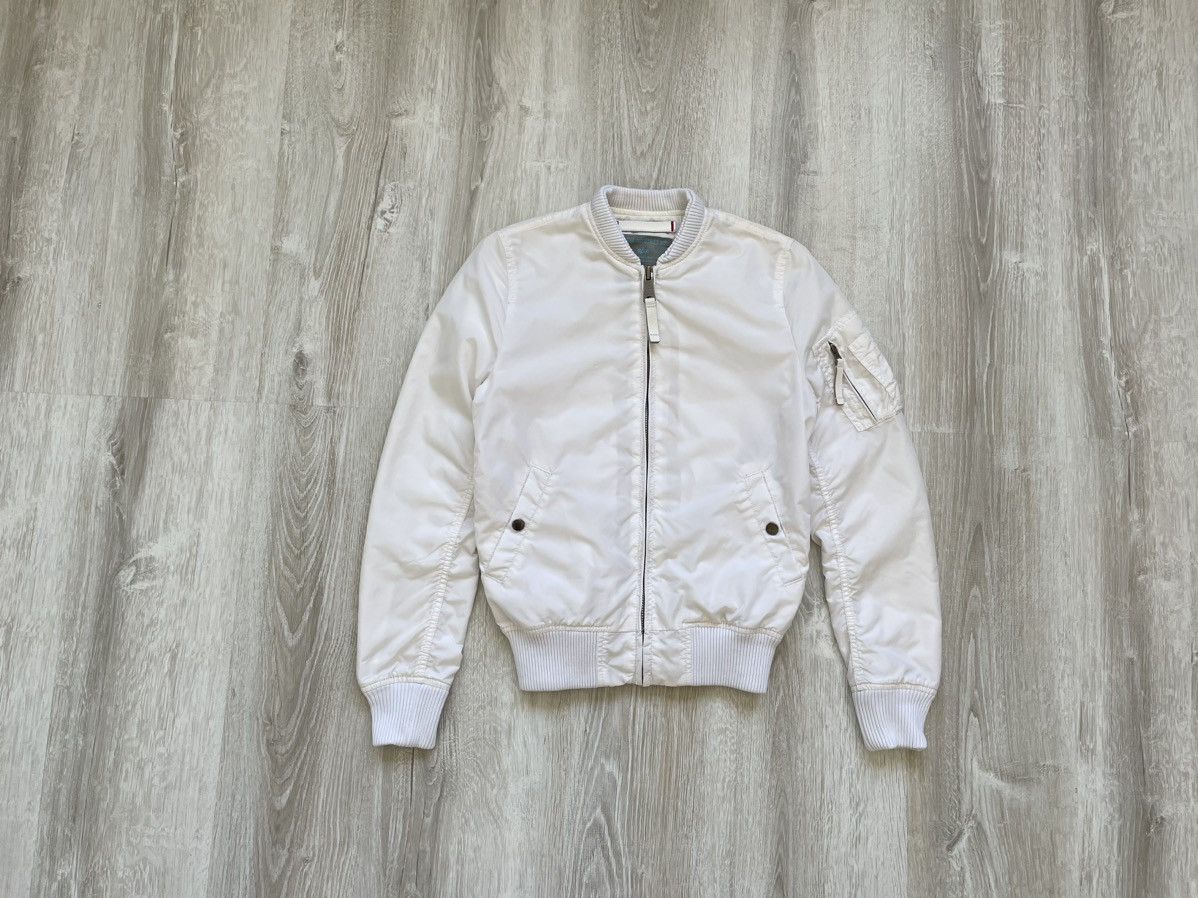 Alpha Industries Bomber MA-1 Flyers Jacket Women's White