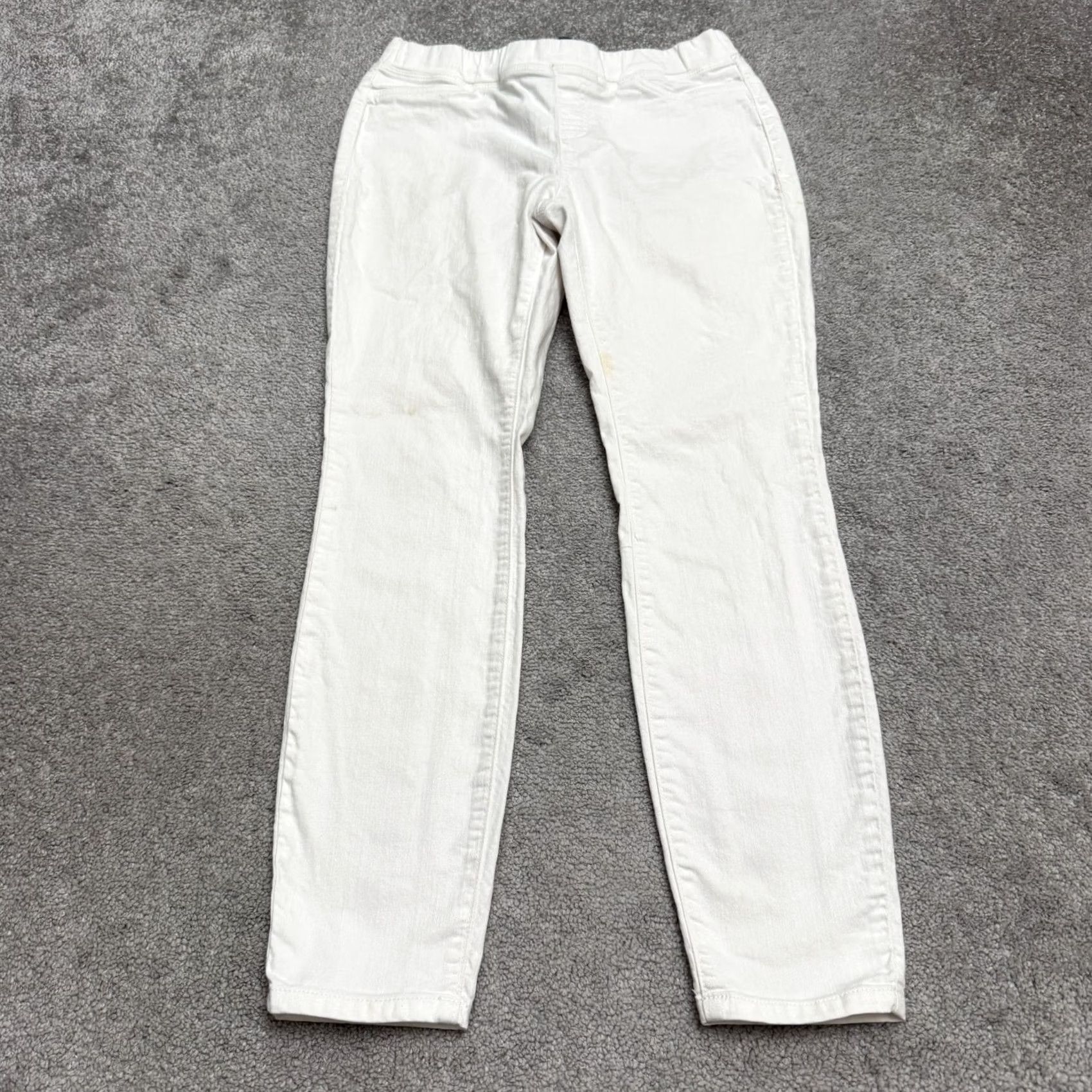 Eileen Fisher Eileen Fisher Womens PS White Organic Cotton Denim Jeans Pull On High Rise 28x26 Size 28" / US 6 / IT 42 - 2 Thumbnail