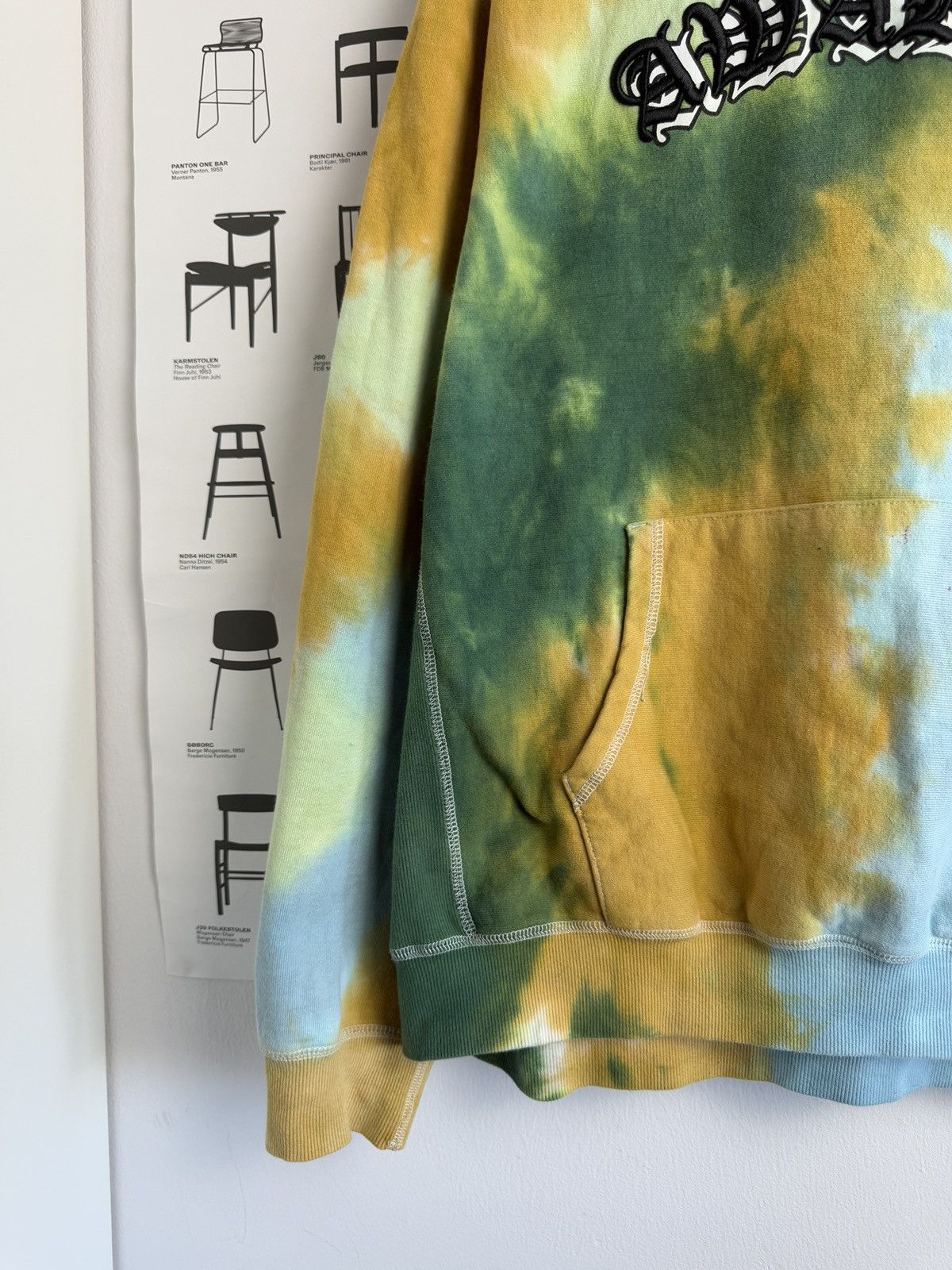 Awake NY × Designer Awake Ny baggy tie die hooded sweatshirt XL skate polar rare Size US XL / EU 56 / 4 - 4 Thumbnail